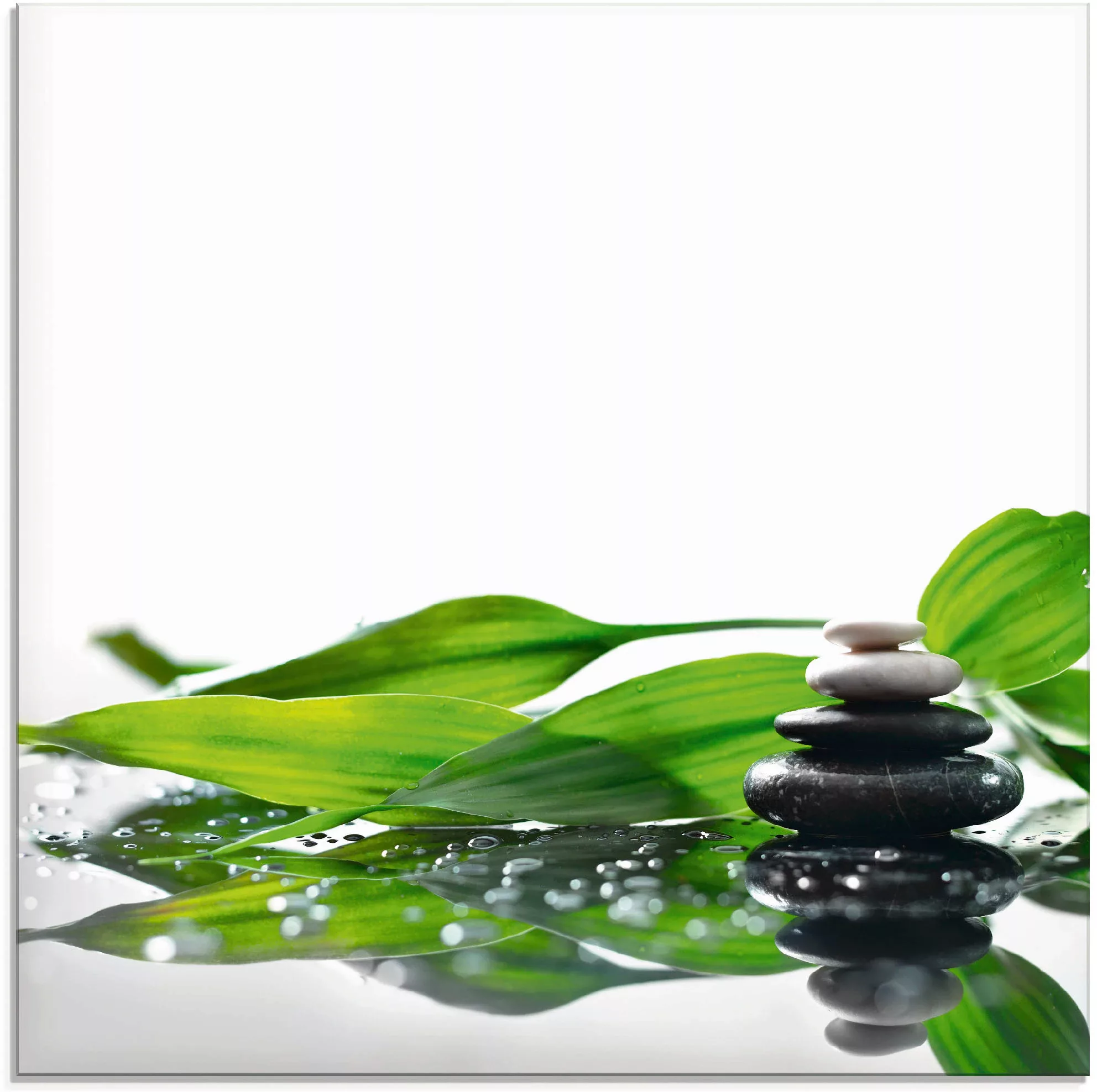 Artland Glasbild »Spa mit Steinen und Bambus«, Zen, (1 St.), in verschieden günstig online kaufen