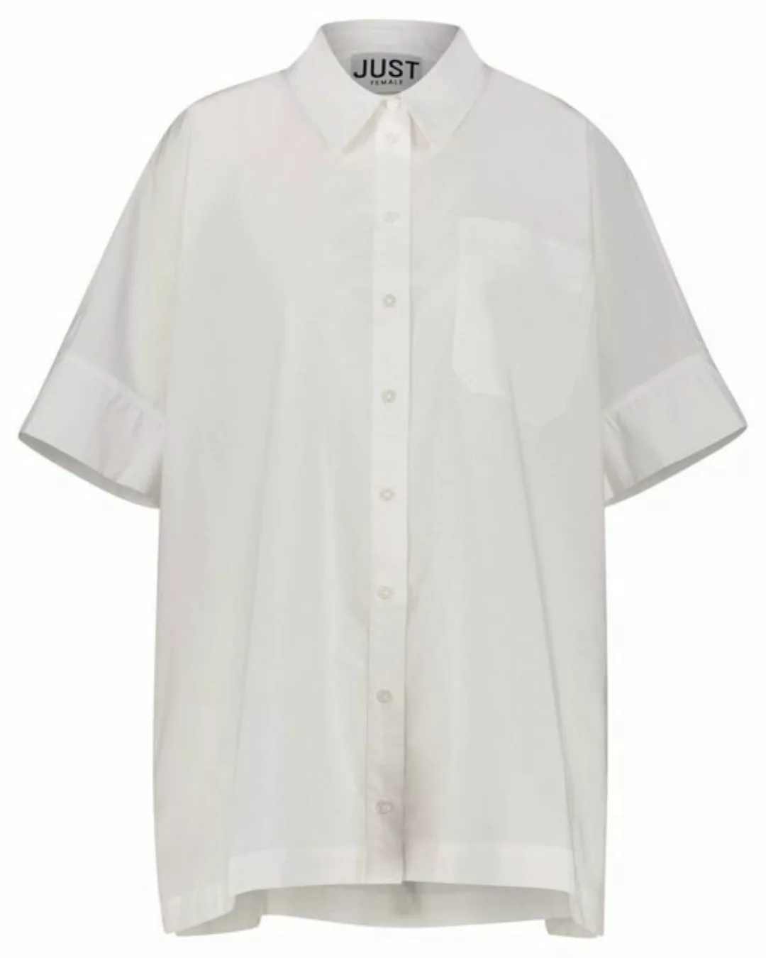 Just Female Klassische Bluse Damen Hemdbluse NORIA Kurzarm (1-tlg) günstig online kaufen