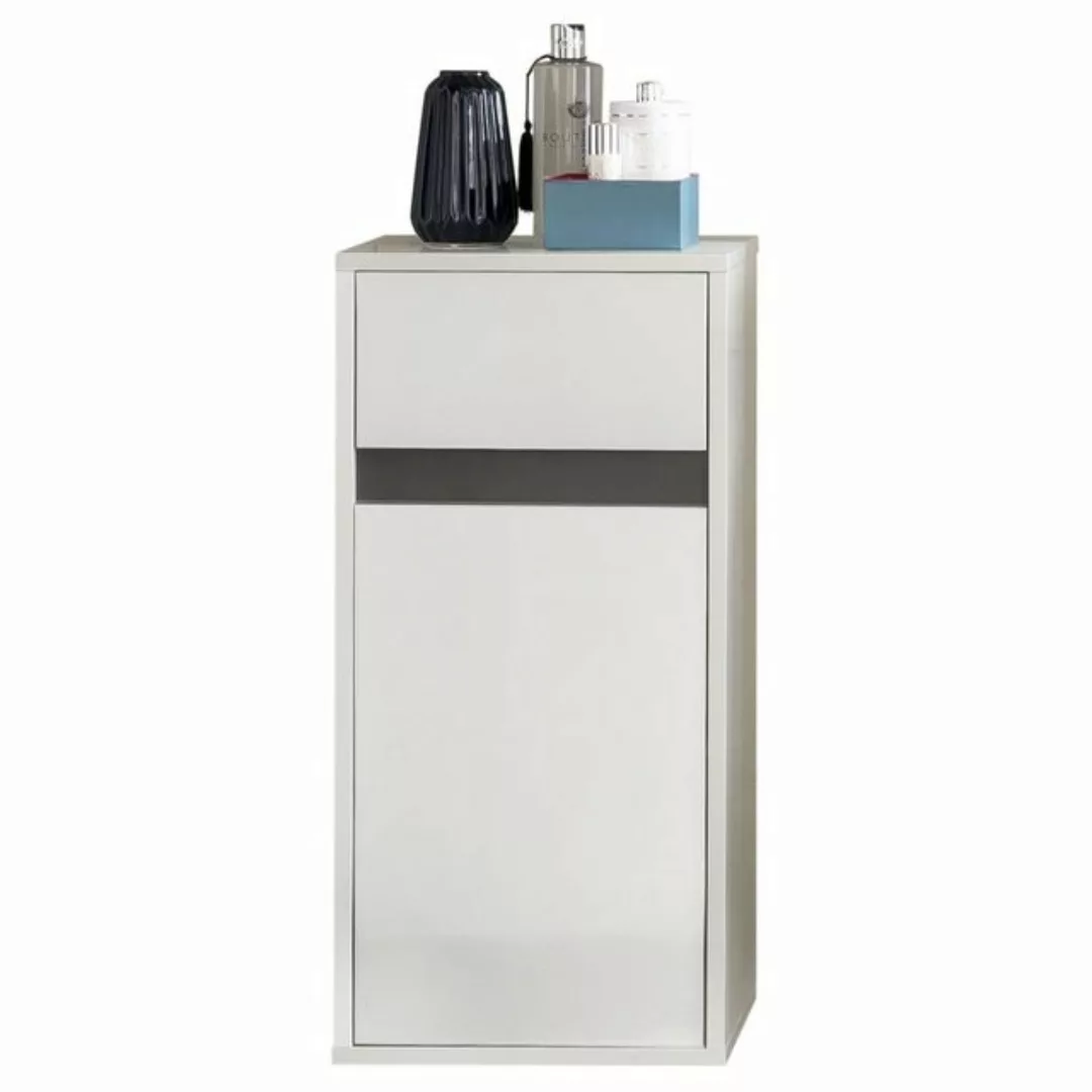 trendteam Badezimmerspiegelschrank Wandschrank mit Schublade Sol Weiß (1-St günstig online kaufen