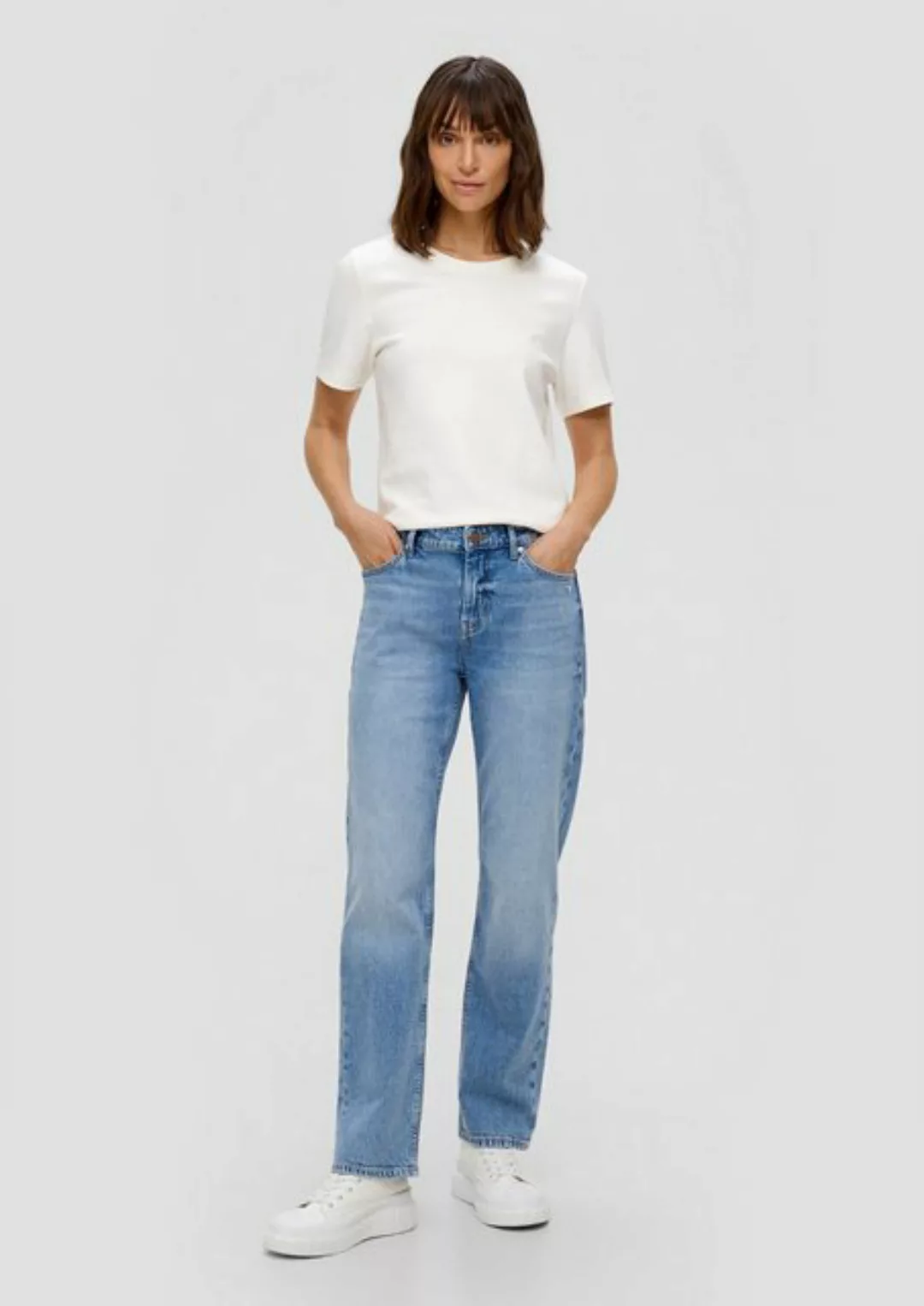 s.Oliver 5-Pocket-Jeans Jeans Karolin / Regular fit / Mid rise / Straight l günstig online kaufen