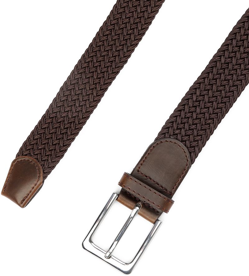 Geflochtener Gürtel Braun - Größe 85 günstig online kaufen