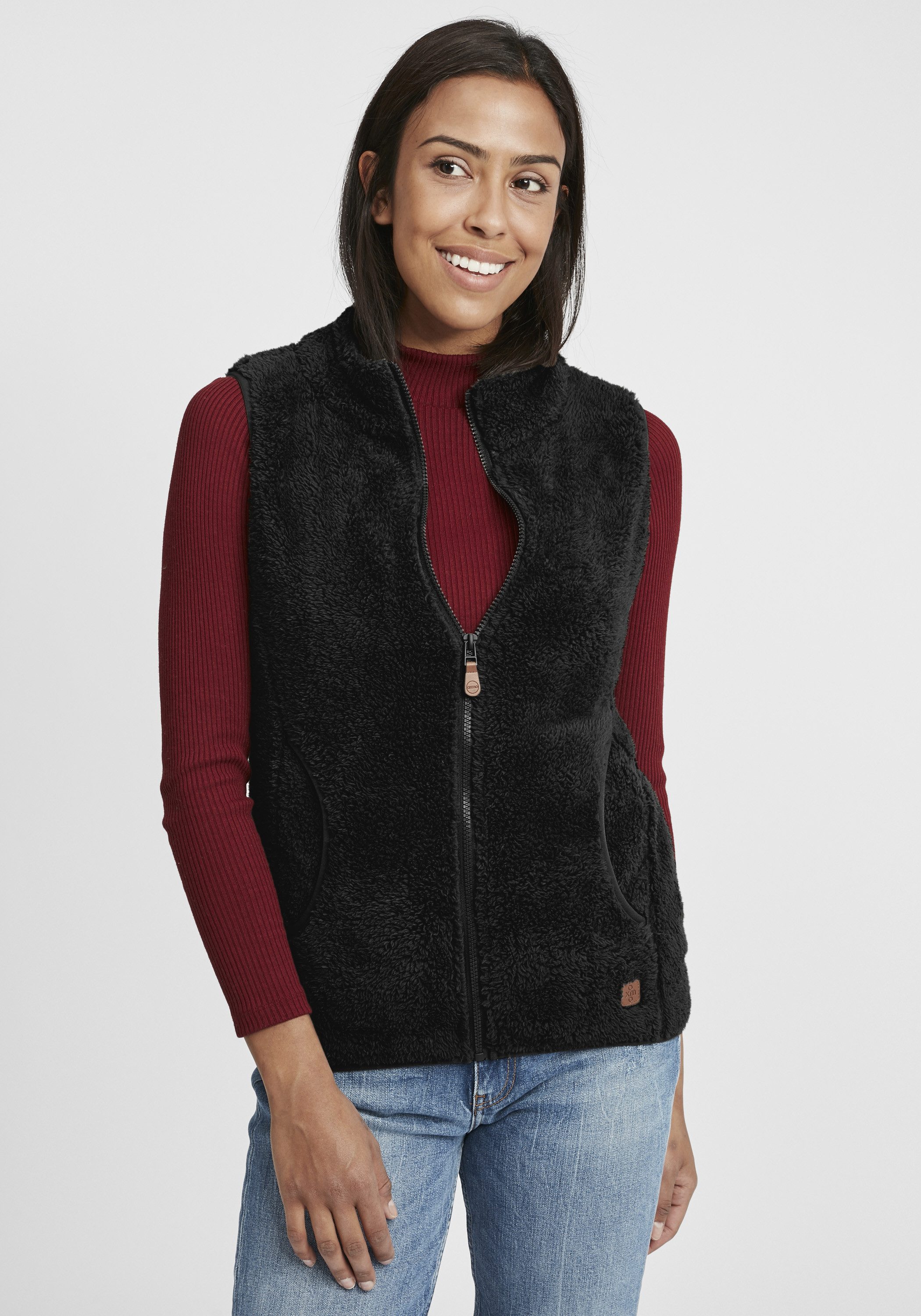 OXMO Sweatweste OXTheri Weste aus Teddy-Fleece günstig online kaufen