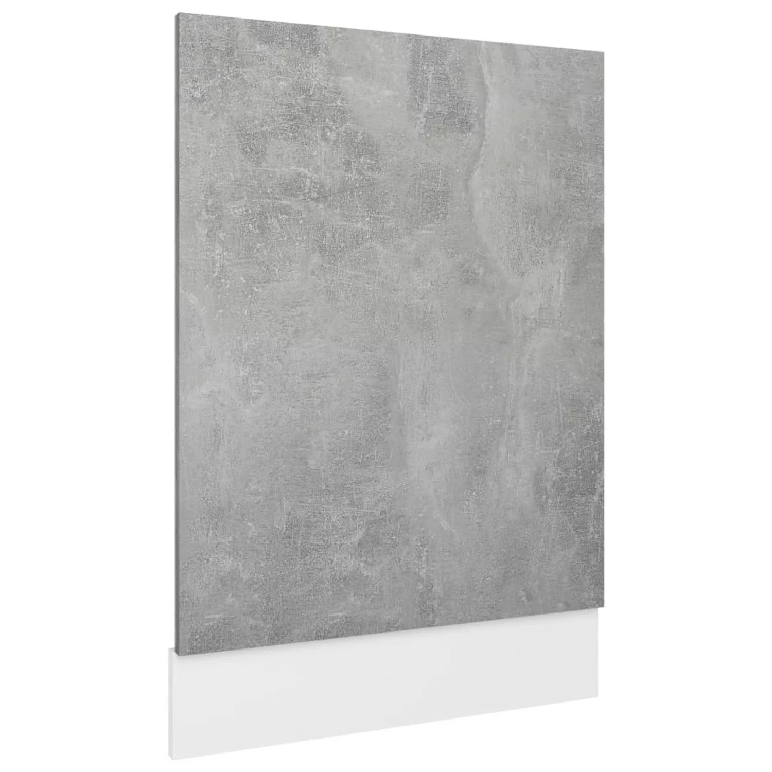 vidaXL Unterschrank Geschirrspülerblende Betongrau 45x3x67 cm Spanplatte günstig online kaufen