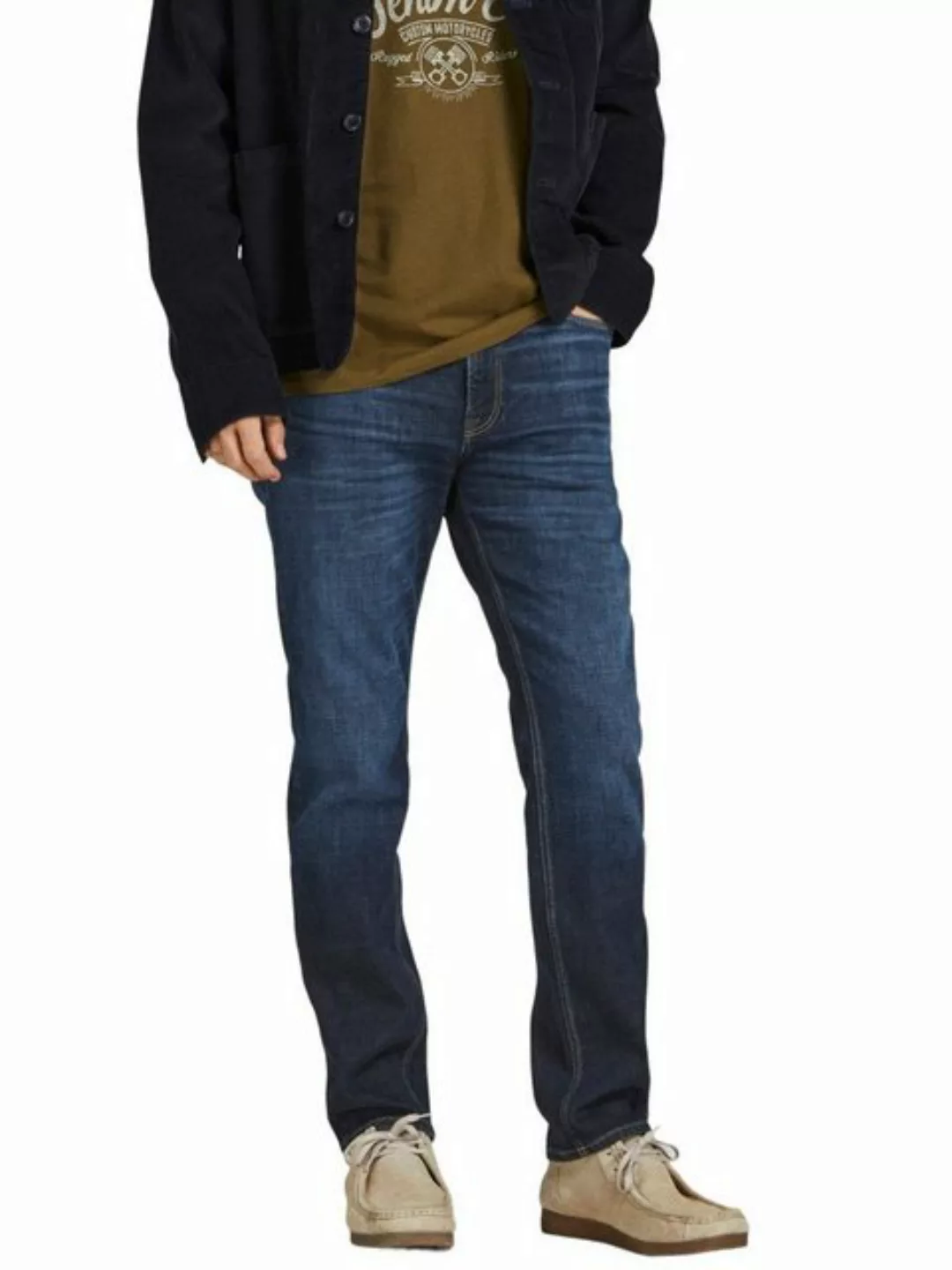 Jack & Jones Herren Jeans JJICLARK JJORIGINAL JOS 518 LID - Regular Fit - B günstig online kaufen