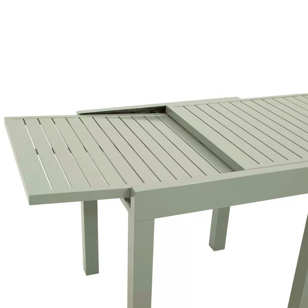 Terrassentisch verlängerbar aus Aluminium pulverbeschichtet günstig online kaufen