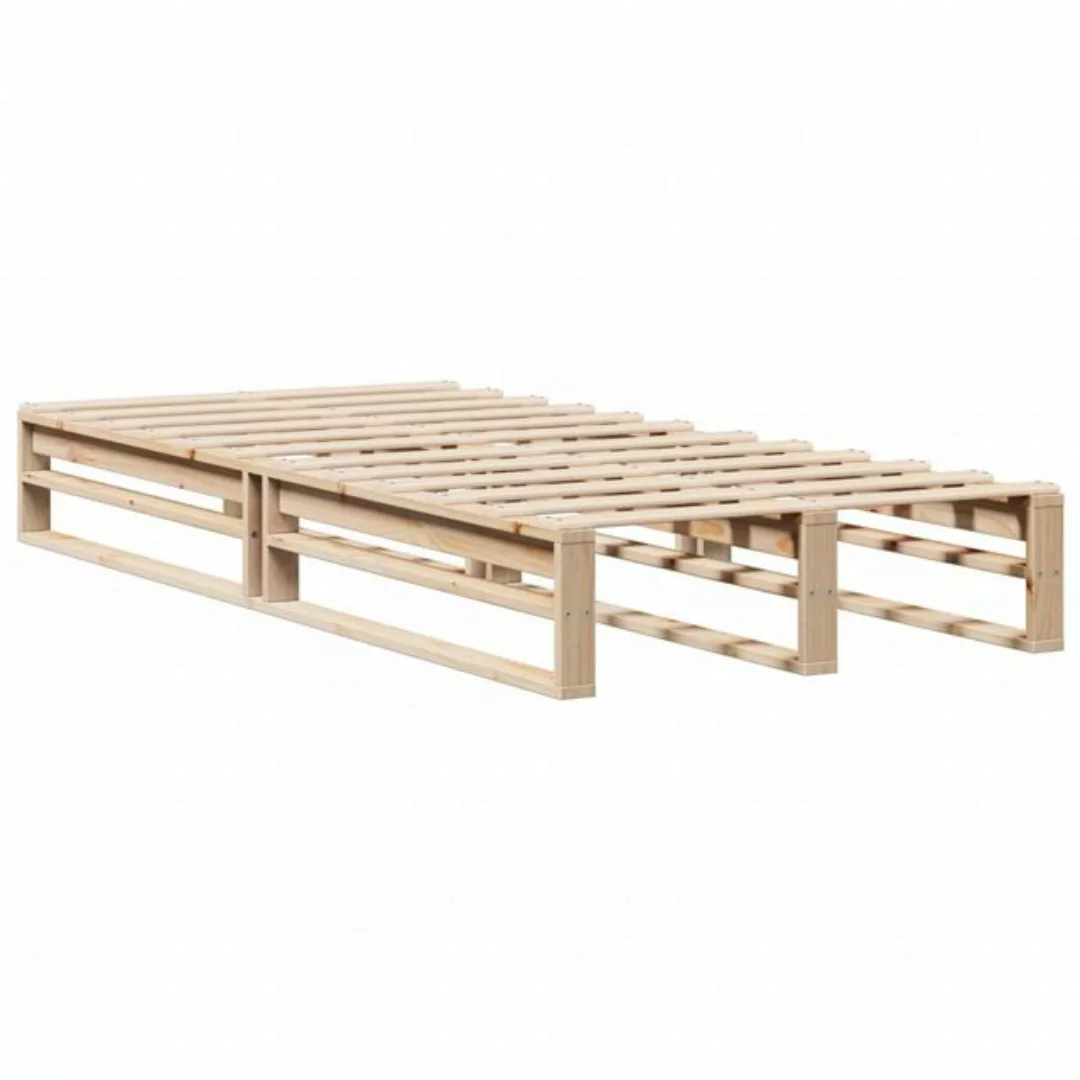 vidaXL Bett Massivholzbett ohne Matratze 75x190 cm Kiefernholz günstig online kaufen