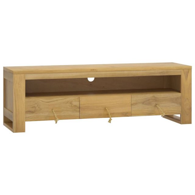 VidaXL TV-Schrank 110x30x35 cm Massivholz Teak günstig online kaufen