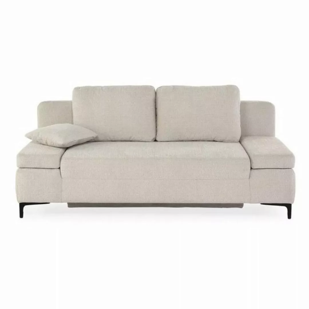 Trendstore Schlafsofa Jeremo, Schlaffunktion, Bettkasen, verstellbare Armle günstig online kaufen