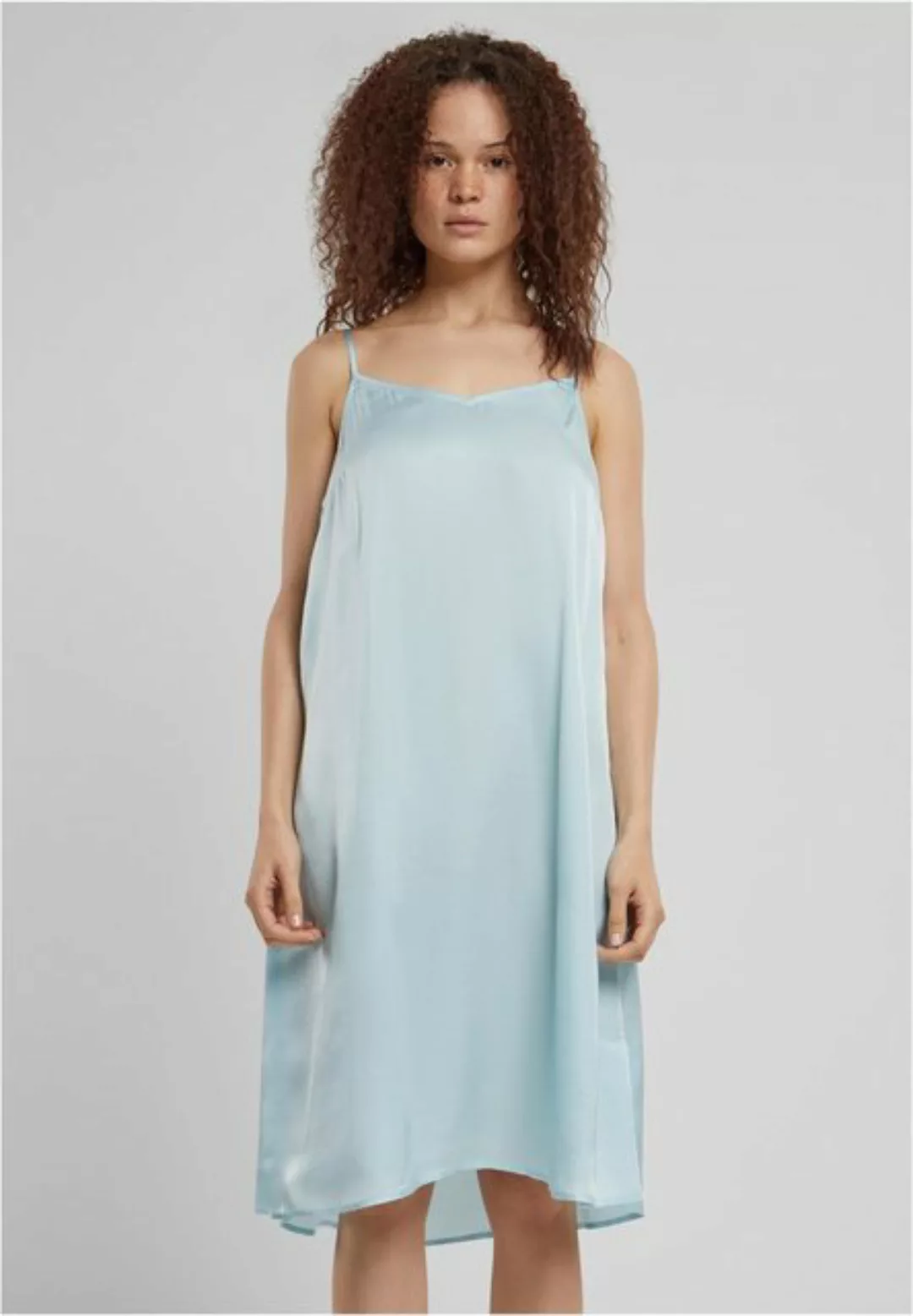 URBAN CLASSICS Sommerkleid Ladies Viscose Satin Slip Dress günstig online kaufen