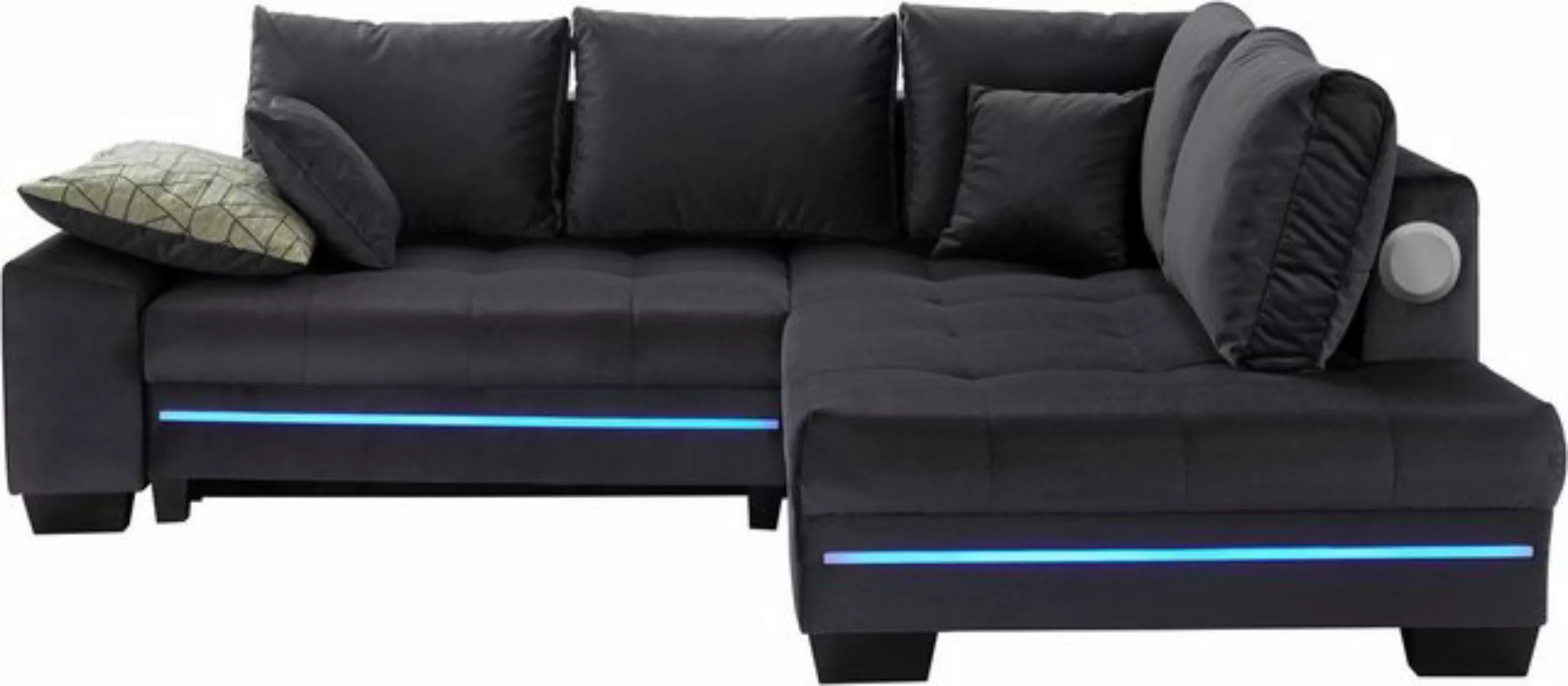 INOSIGN Ecksofa »Nikita II, L-Form«, mit Kaltschaum, RGB-LED Beleuchtung, w günstig online kaufen