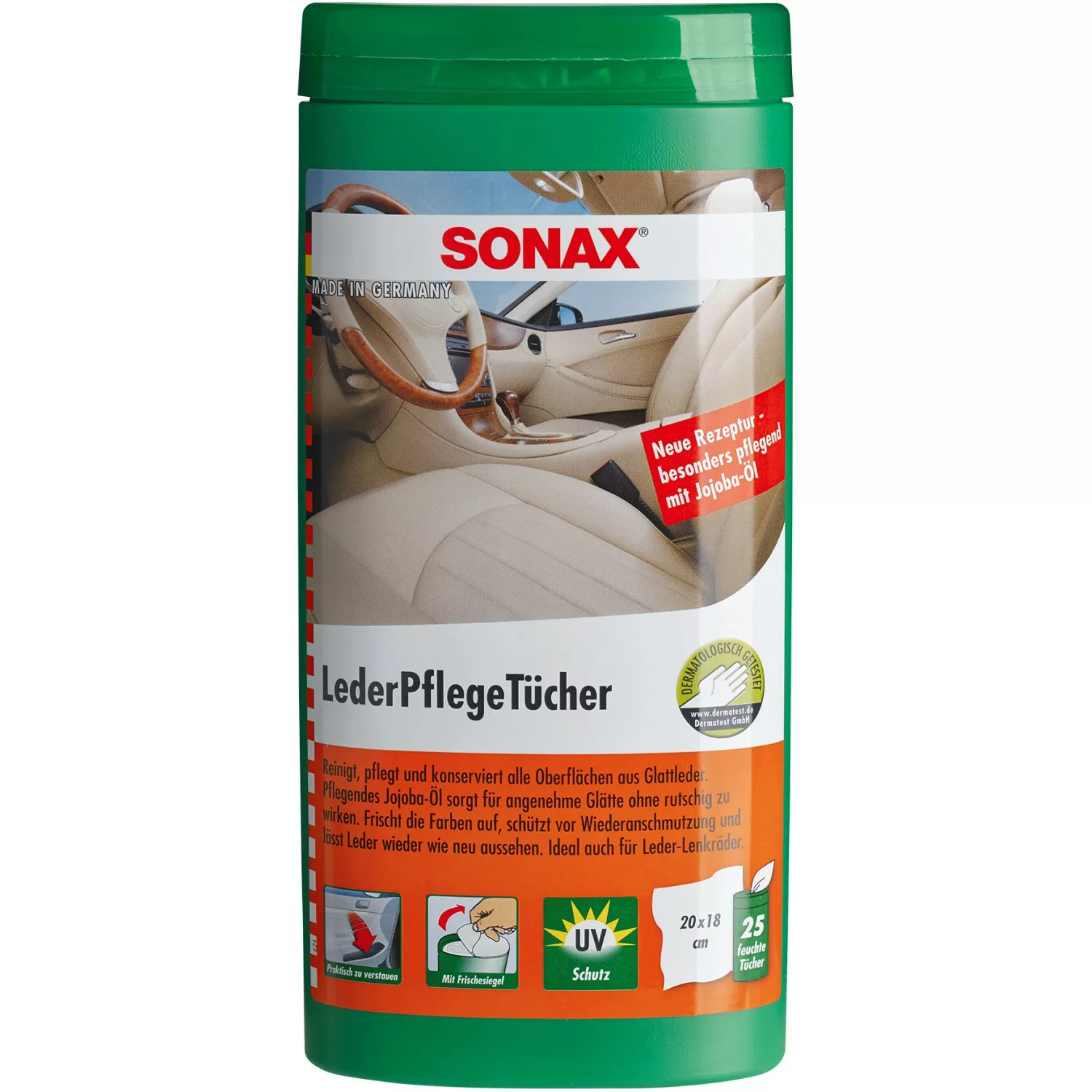 Sonax Lederpflege-Tücher Box 25 Stück günstig online kaufen