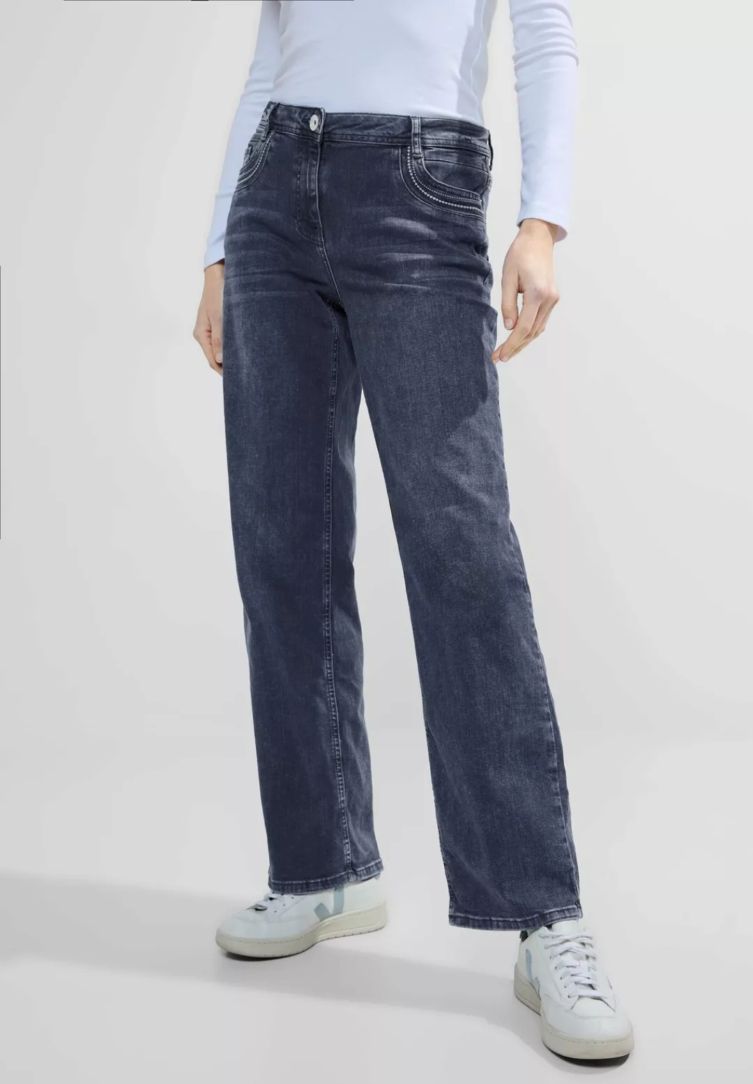 Cecil Loose-fit-Jeans, aus Baumwolle mit Stretchanteil günstig online kaufen