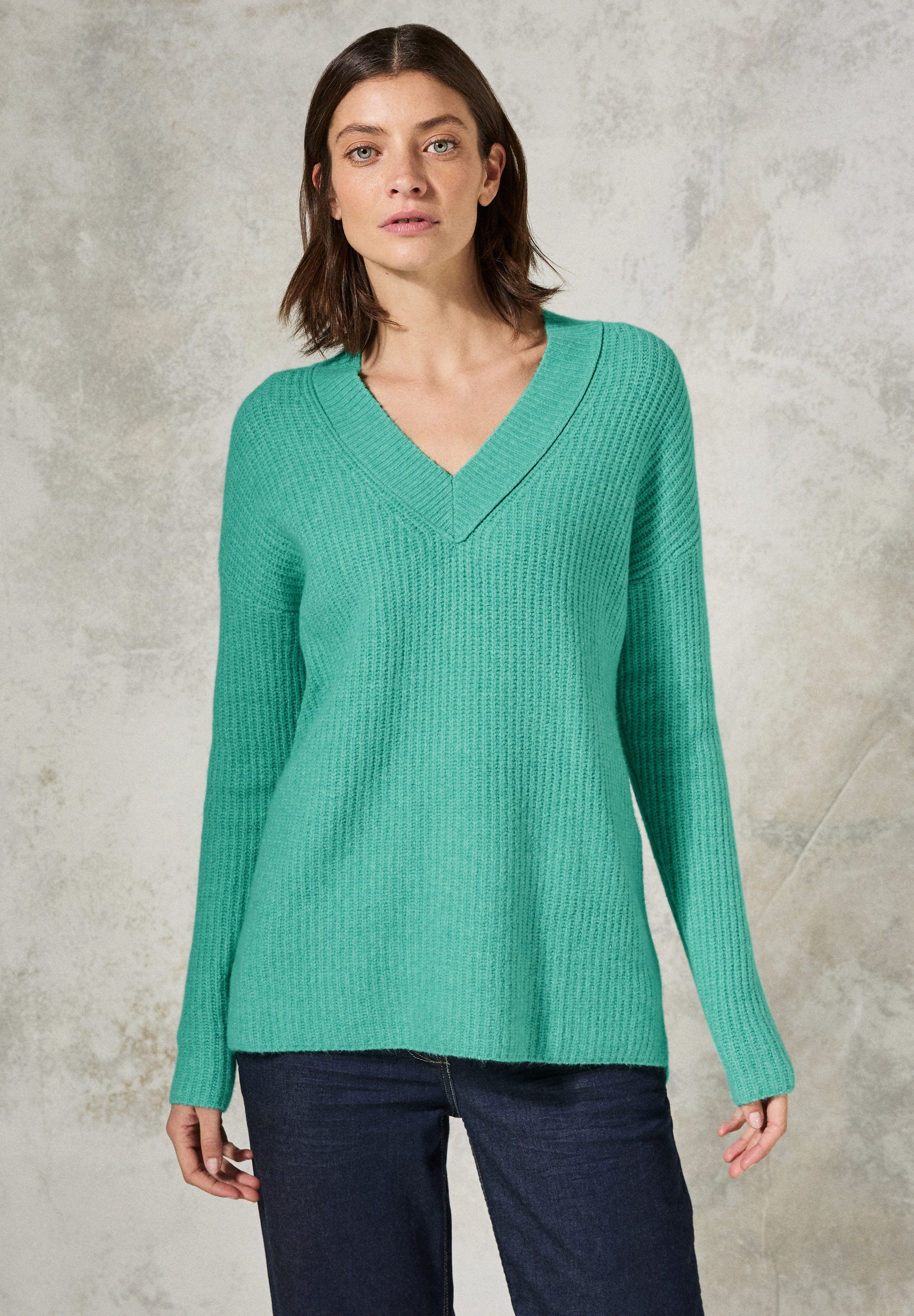 Cecil Rollkragenpullover, im Melange Look günstig online kaufen