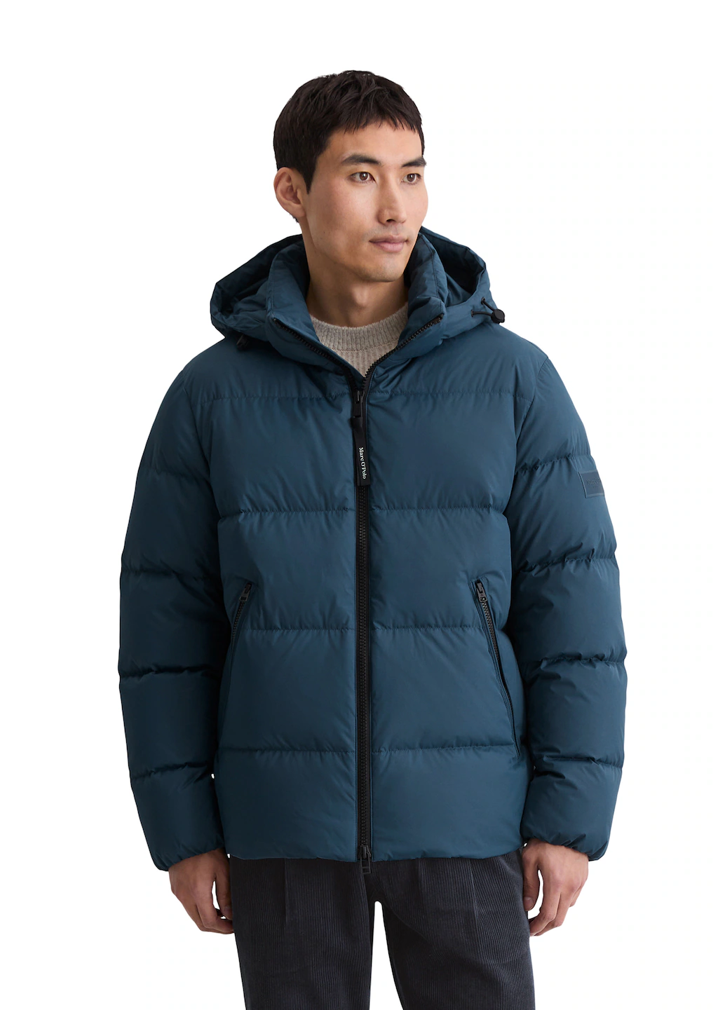 Marc OPolo Daunenjacke, mit Kapuze, mit 2-Wege-Zipper und abnehmbarer Kapuz günstig online kaufen
