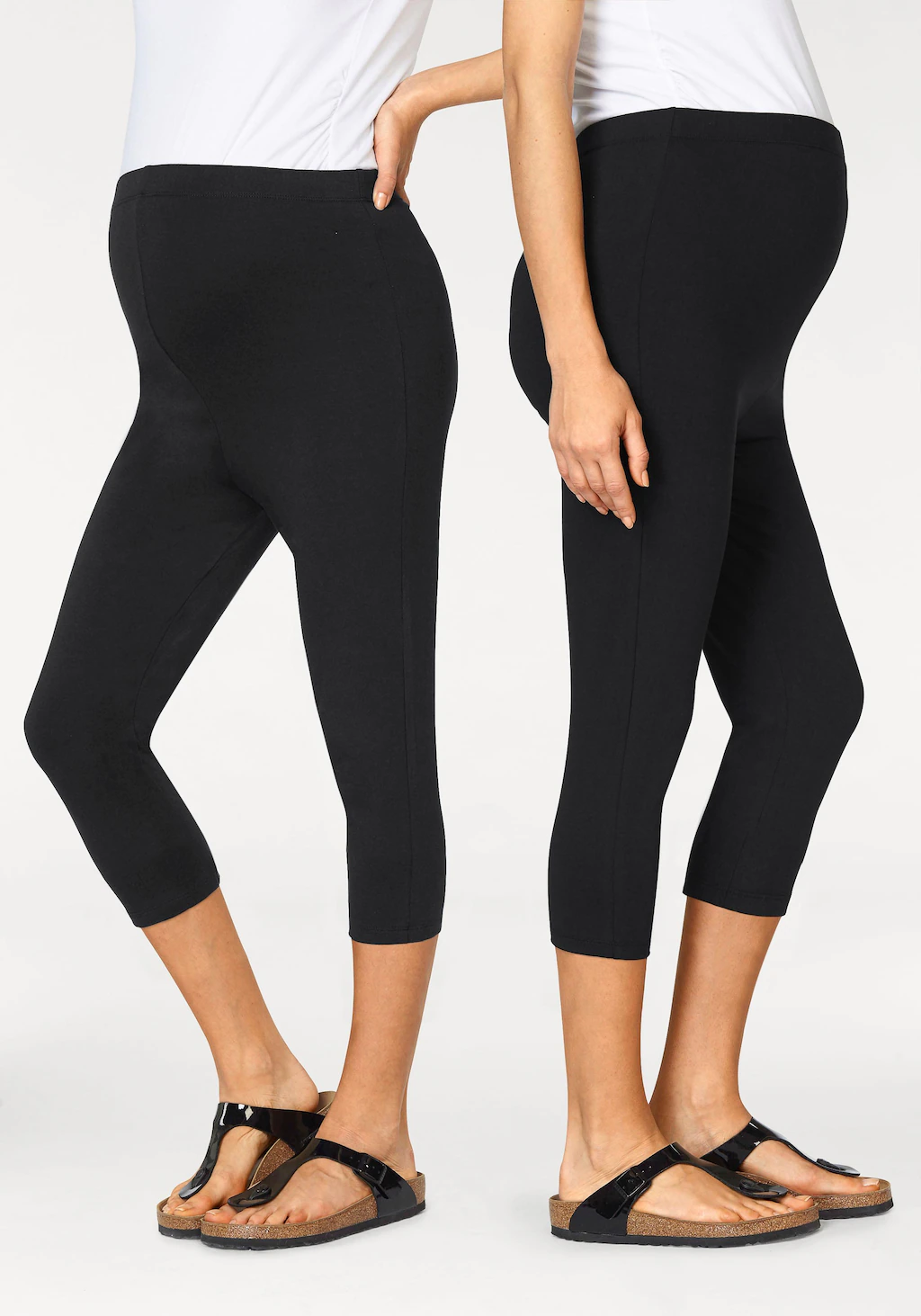 Neun Monate Umstandsleggings ", 2er Pack Capri Hosen für Schwangerschaft un günstig online kaufen