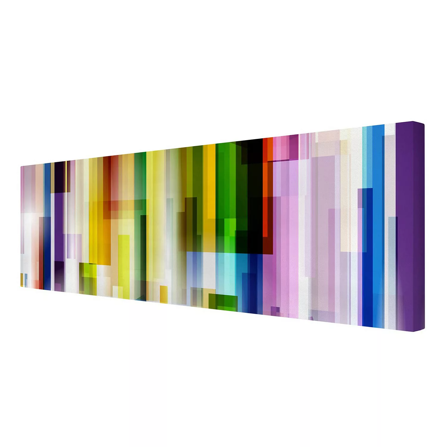 home24 Leinwandbild Rainbow Cubes II günstig online kaufen