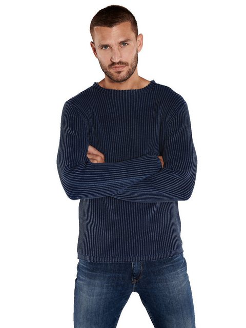 emilio adani Rundhalspullover Pullover strukturiert günstig online kaufen