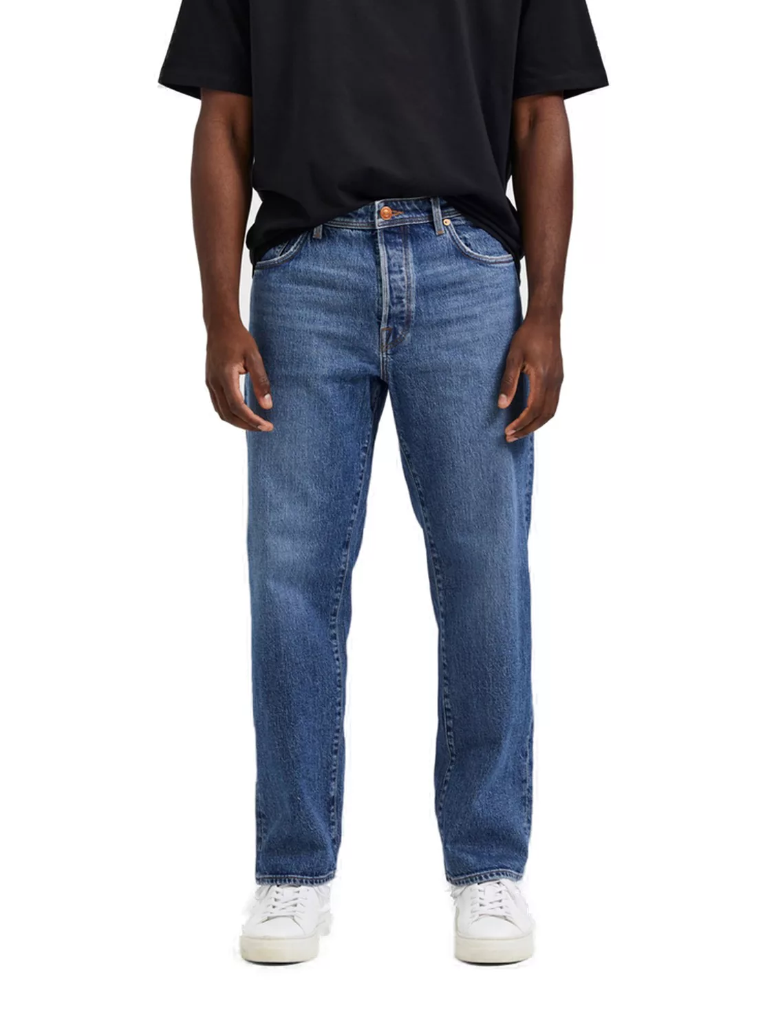 Selected Homme Herren Jeans SLH220-LOOSEKOBE 24303 - Relaxed Fit - Blau - M günstig online kaufen
