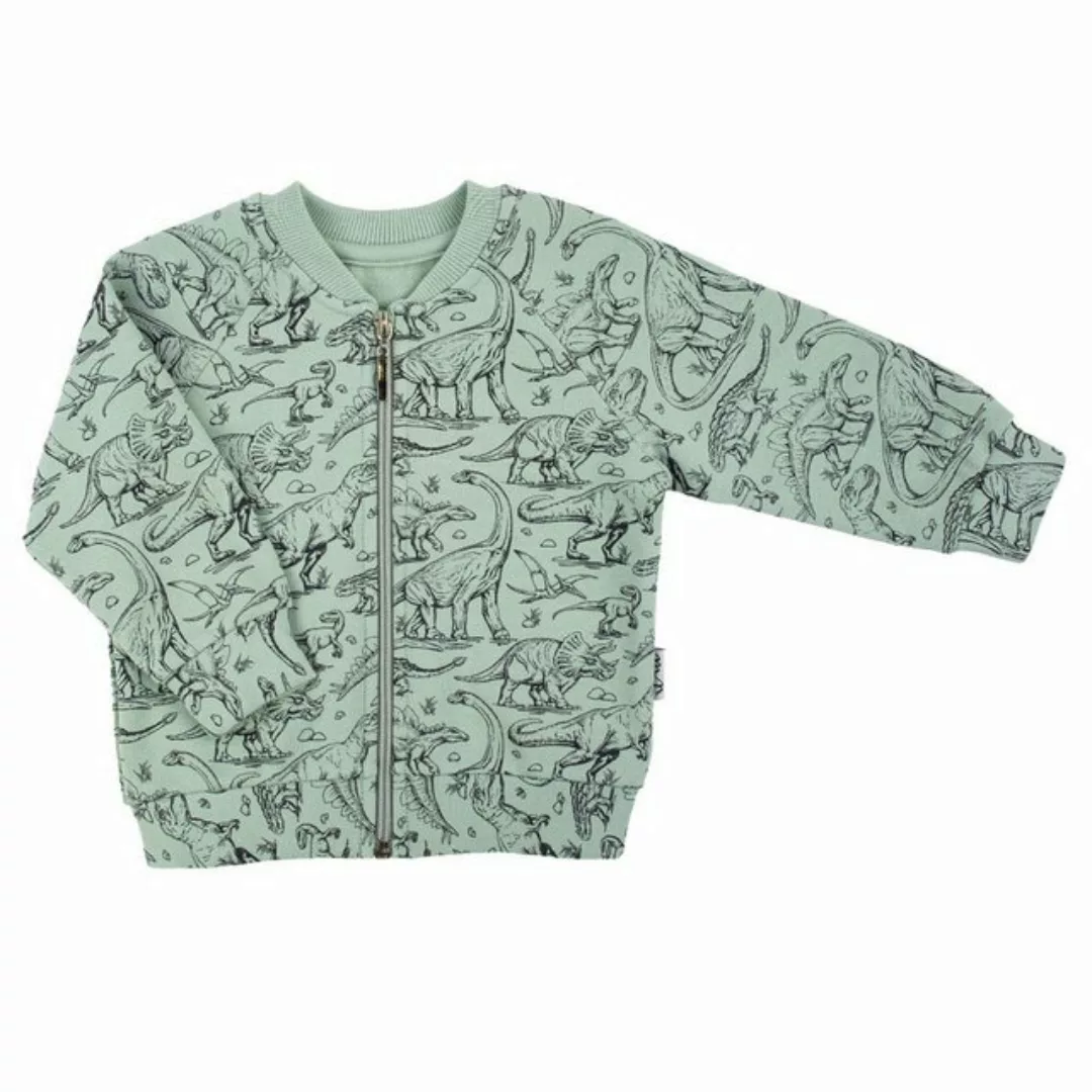 Bamar Nicol Sweatjacke Sweatjacke in Olivgrün mit Dinosauriern (200052) günstig online kaufen