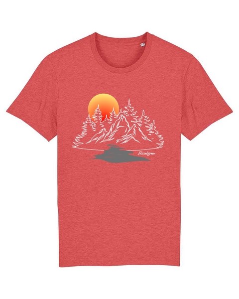 Natur, Wandern, Sonnenuntergang, Wald Tshirt Aus Bio Baumwolle günstig online kaufen