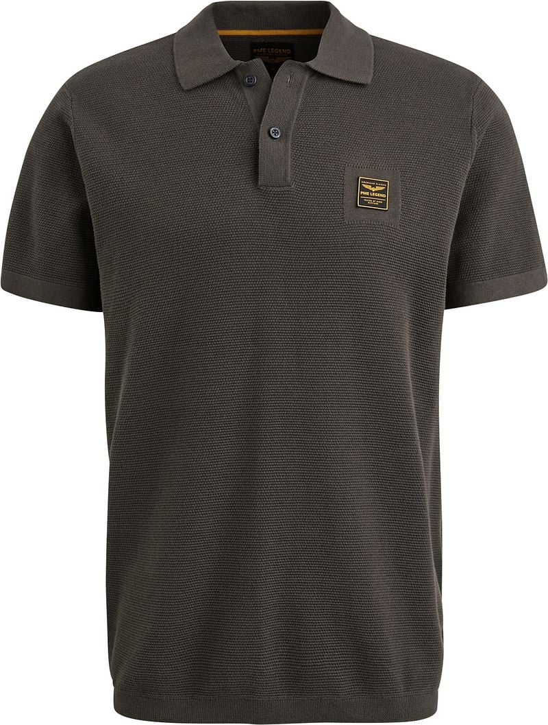 PME Legend Poloshirt Knitted Beluga Grün - Größe 3XL günstig online kaufen