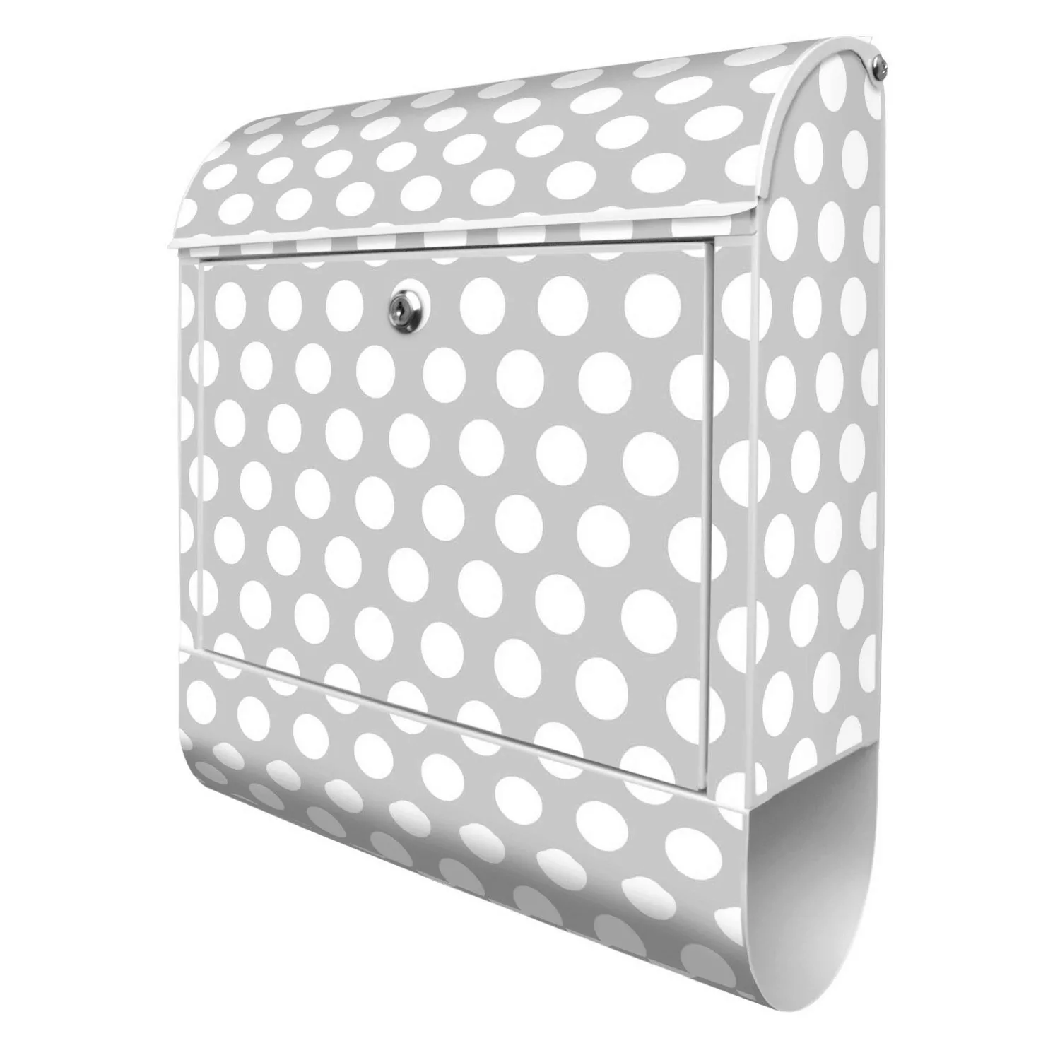 Banjado Design Briefkasten Silber Pulverbeschichtet, 39x47x14cm, 2 Schlüsse günstig online kaufen