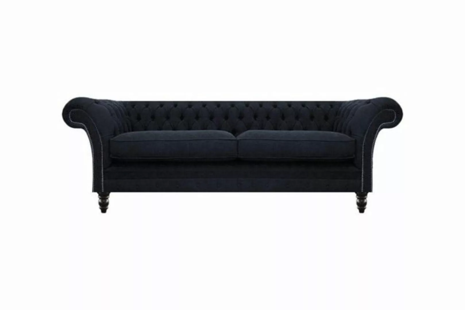 JVmoebel Chesterfield-Sofa Designer Sofa Zweisitzer Couch Textil Moderne Ei günstig online kaufen