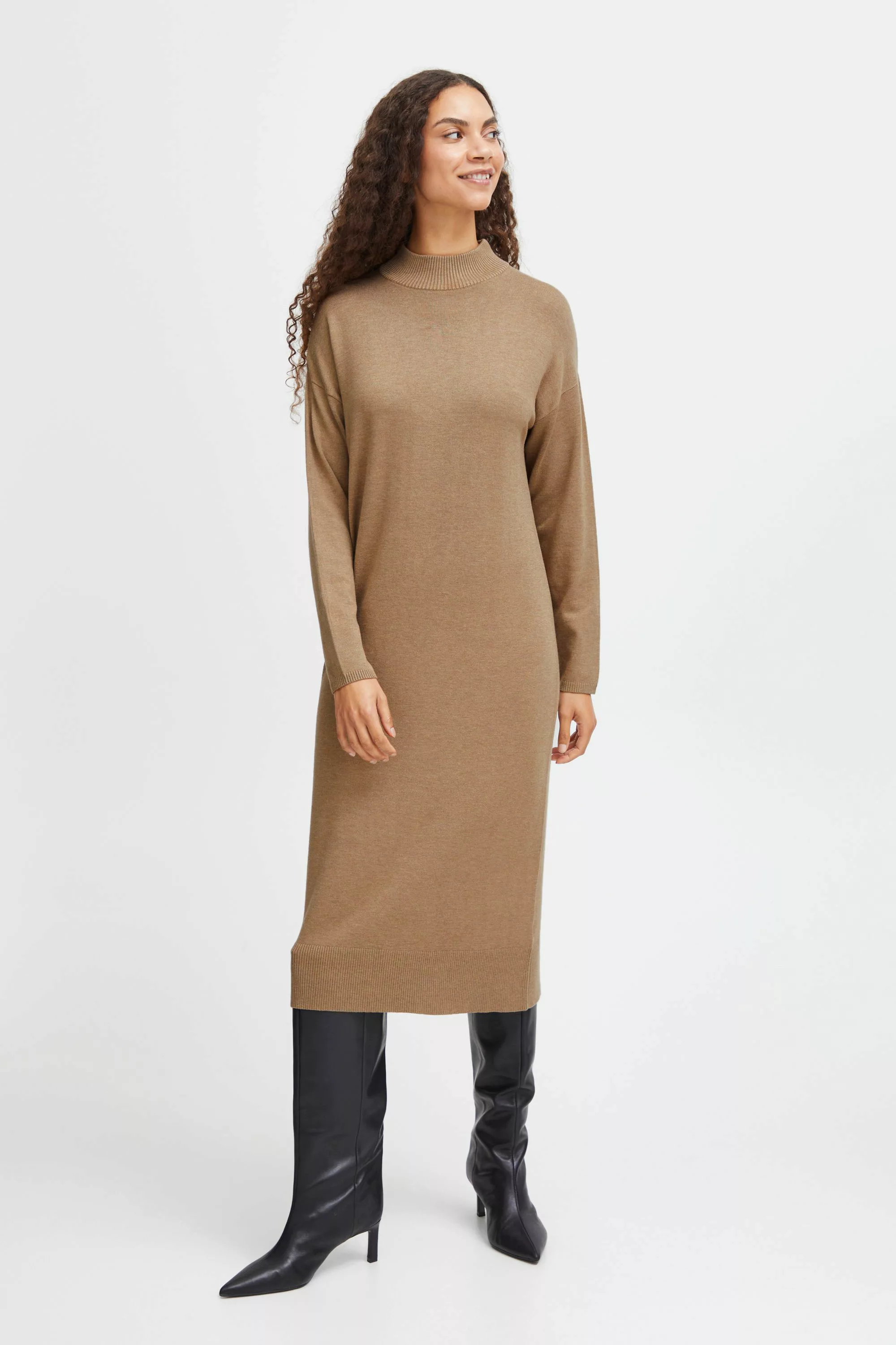 b.young Strickkleid BYMMMORLA TURTLENECK DRESS- wunderschönes Kleid günstig online kaufen