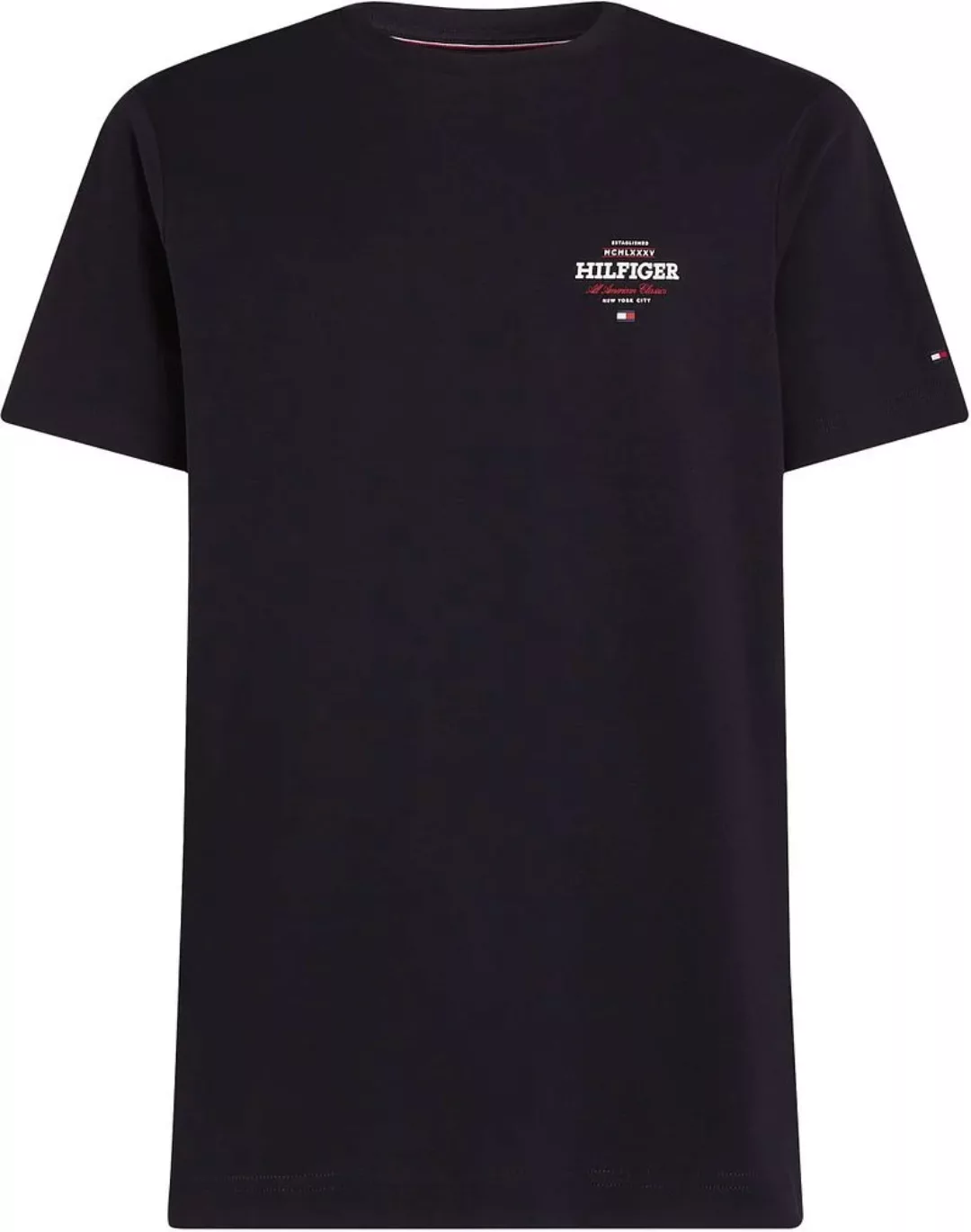 Tommy Hilfiger T-shirt Logo Monotype Navy - Größe XL günstig online kaufen