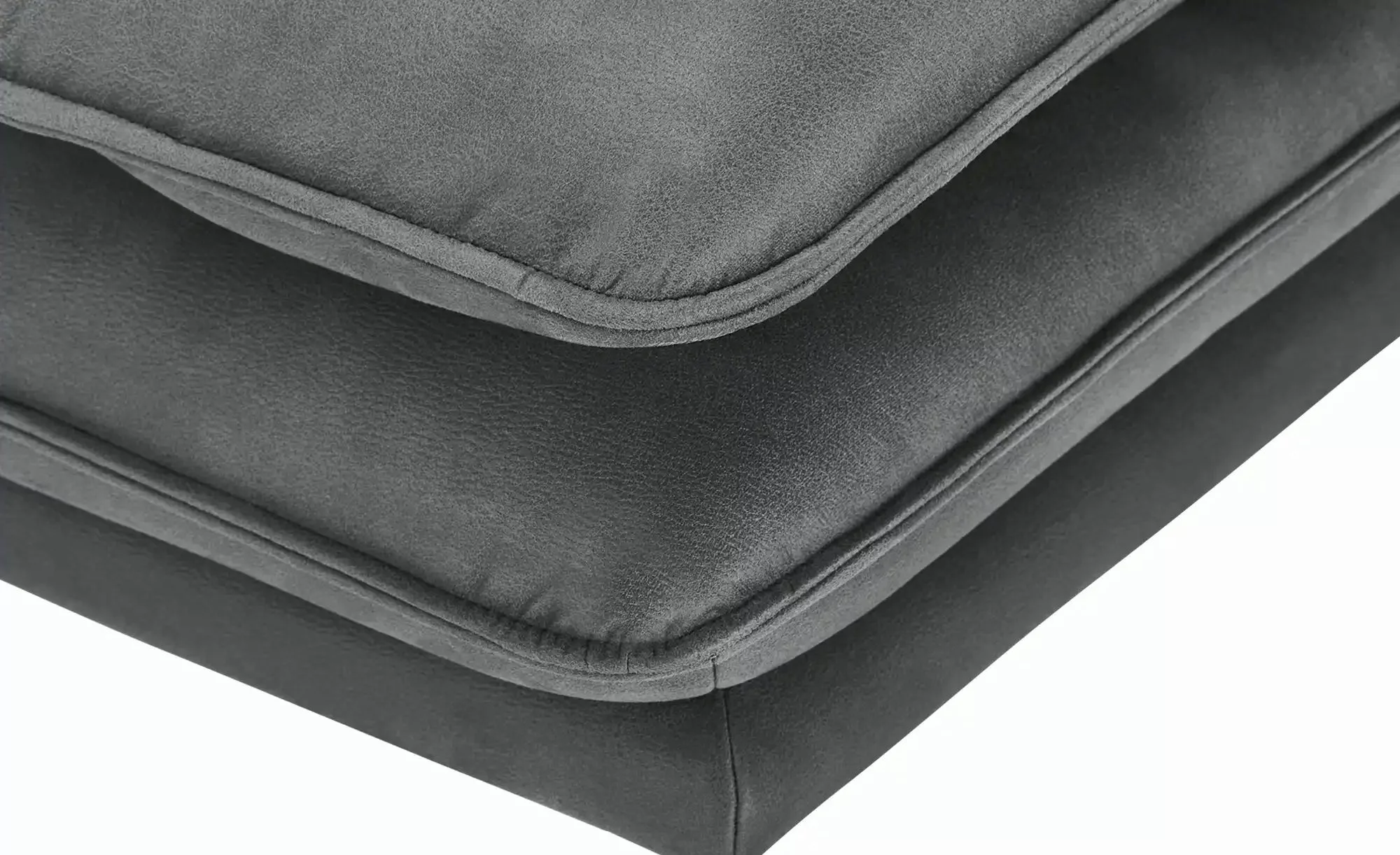 W.SCHILLIG Ecksofa aus Mikrofaser Broadway ¦ grau ¦ Maße (cm): B: 291 H: 94 günstig online kaufen