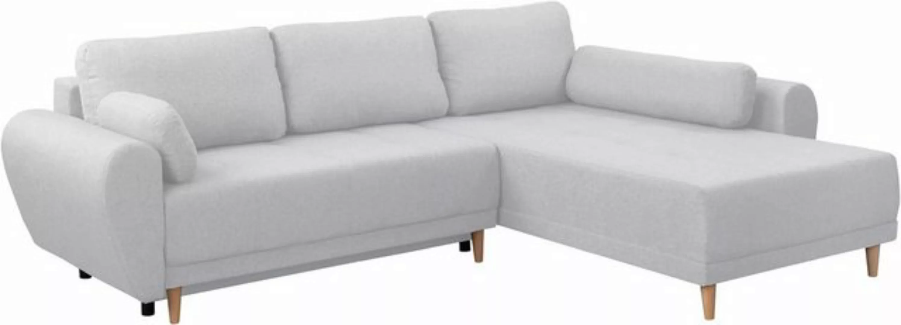 FORNIRO 24 Ecksofa Universal Ecksofa mit Schlaffunktion und Bettkasten, 284 günstig online kaufen