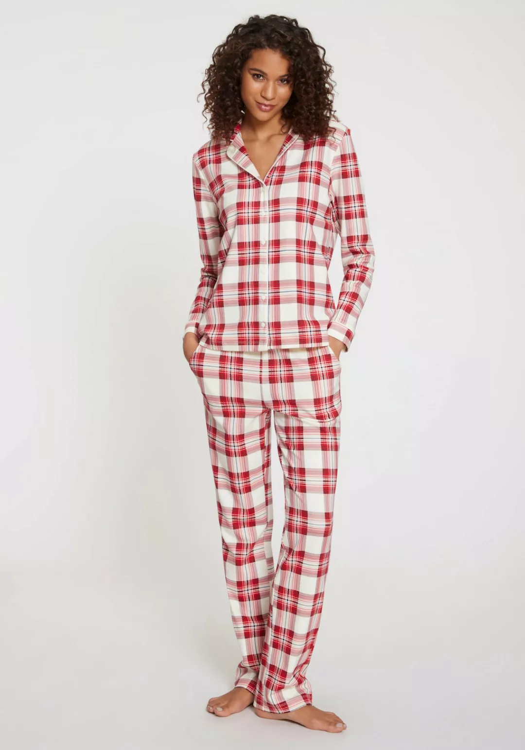 LASCANA Pyjama, (Set, 3-teilig), incl. Schlafmaske günstig online kaufen