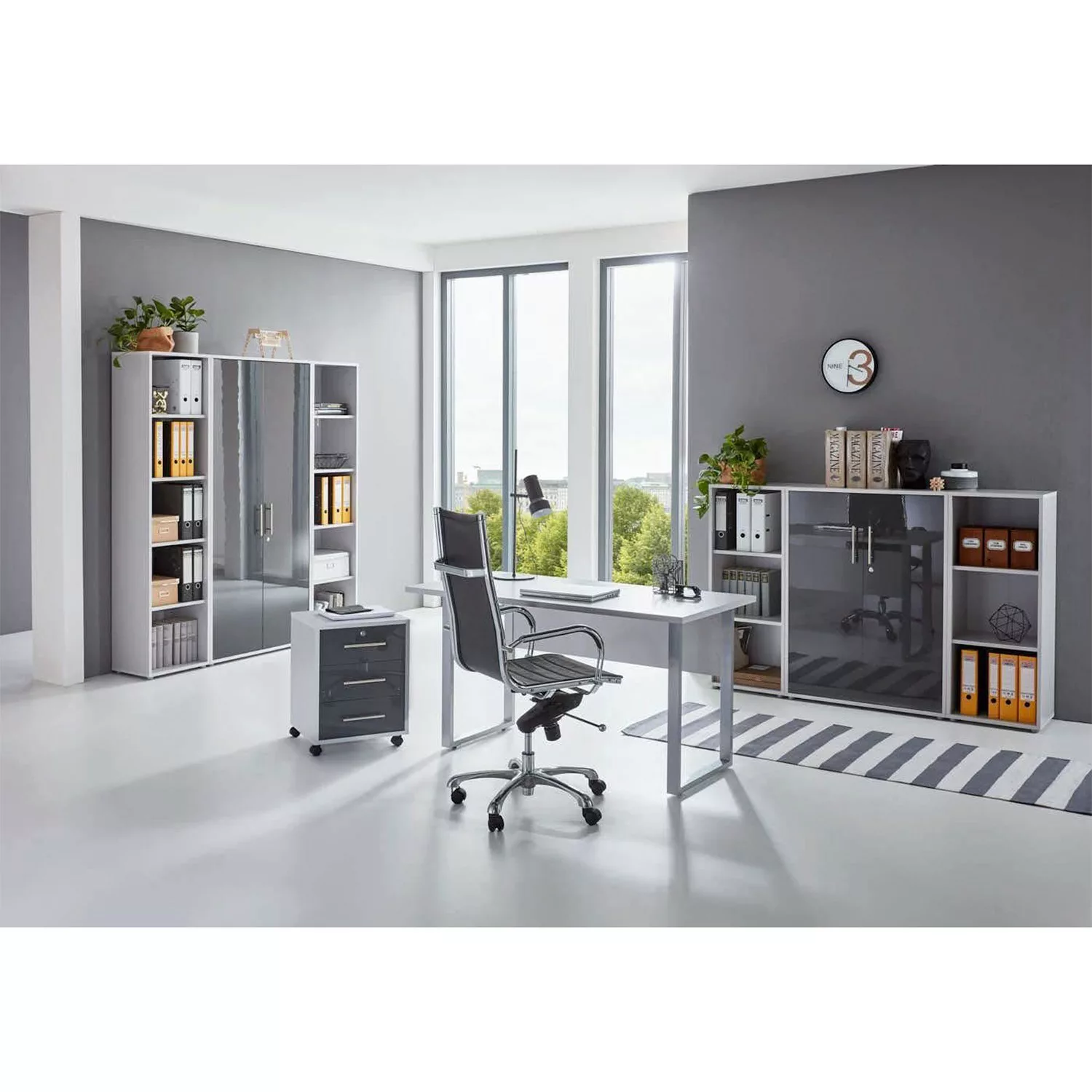 BMG Möbel Büro-Set "Tabor Mini Kombi 5" günstig online kaufen