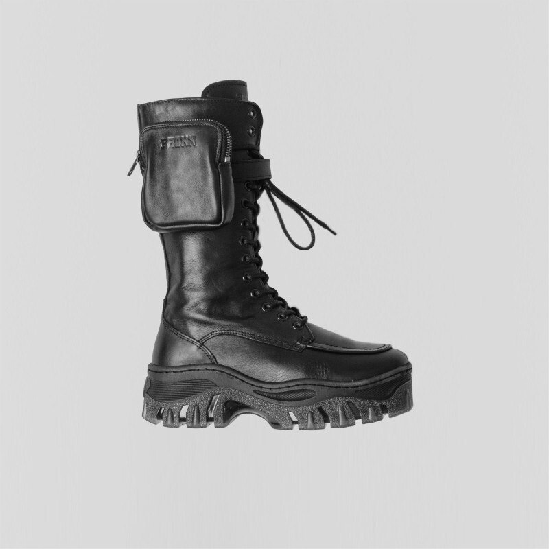 Bronx Lederstiefel Bootsjaxstar Grunge EU 38 Black günstig online kaufen