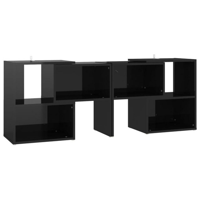 furnicato TV-Schrank Hochglanz-Schwarz 104x30x52cm Holzwerkstoff günstig online kaufen