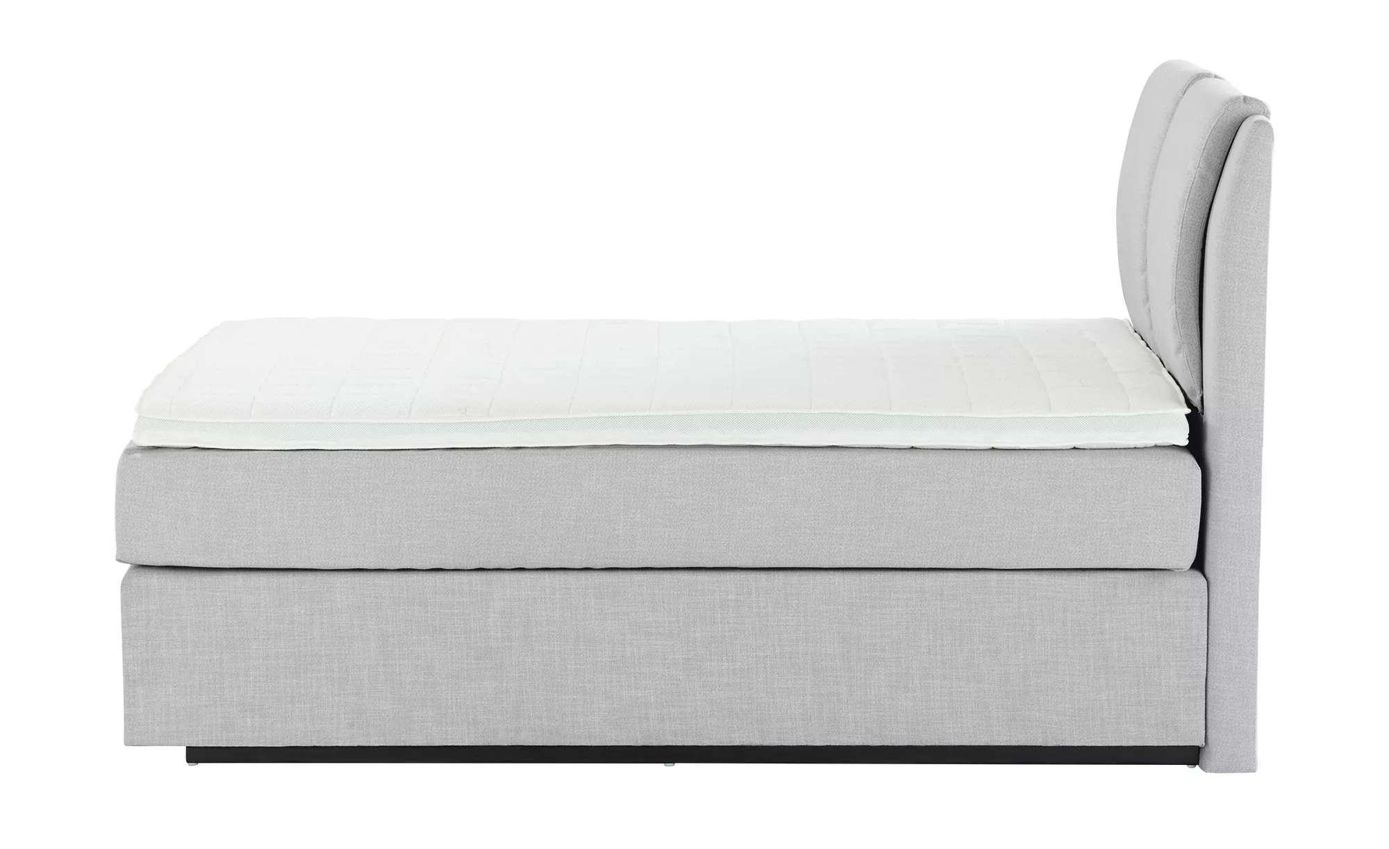 Wohnwert Boxspringbett  Dormian Saman ¦ grau ¦ Maße (cm): B: 180 H: 127 Bet günstig online kaufen