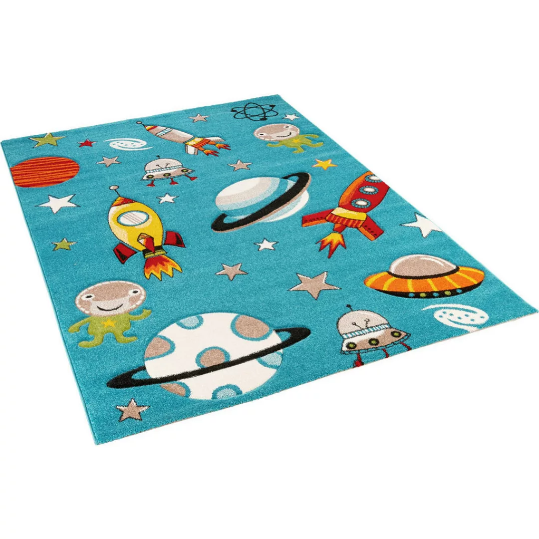 Kinderteppich Casino Kids blau B/L: ca. 120x170 cm günstig online kaufen