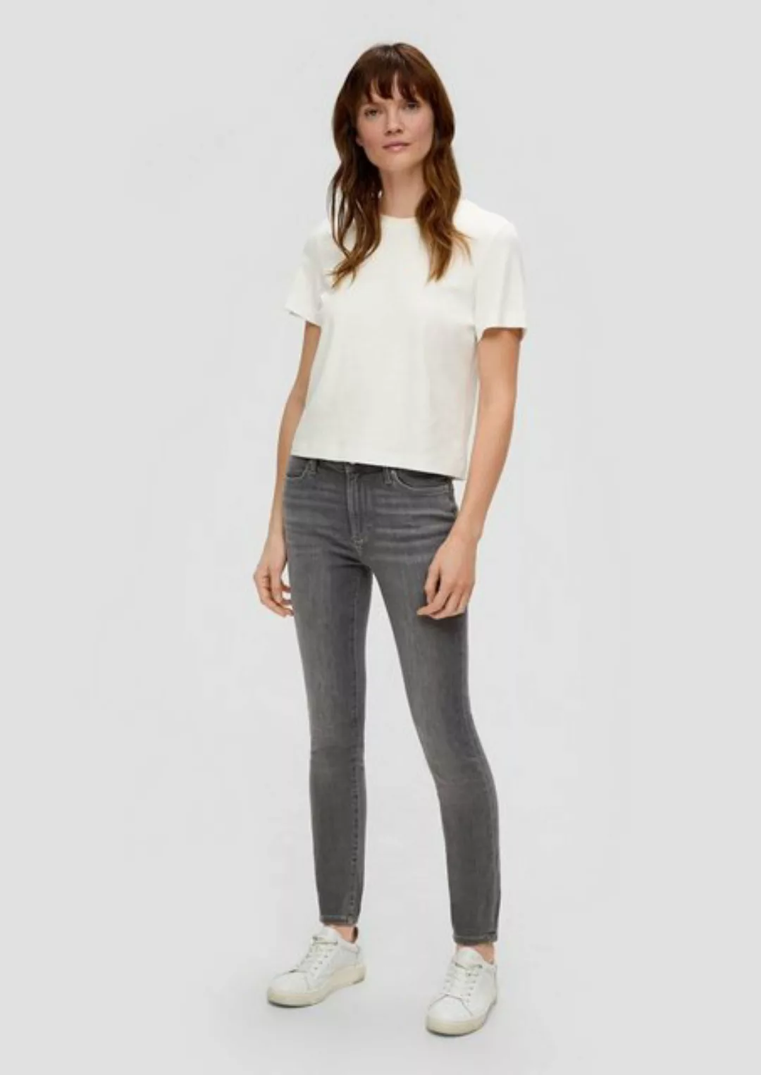 s.Oliver 5-Pocket-Jeans Jeans / Skinny Fit / Mid Rise / Skinny Leg Waschung günstig online kaufen