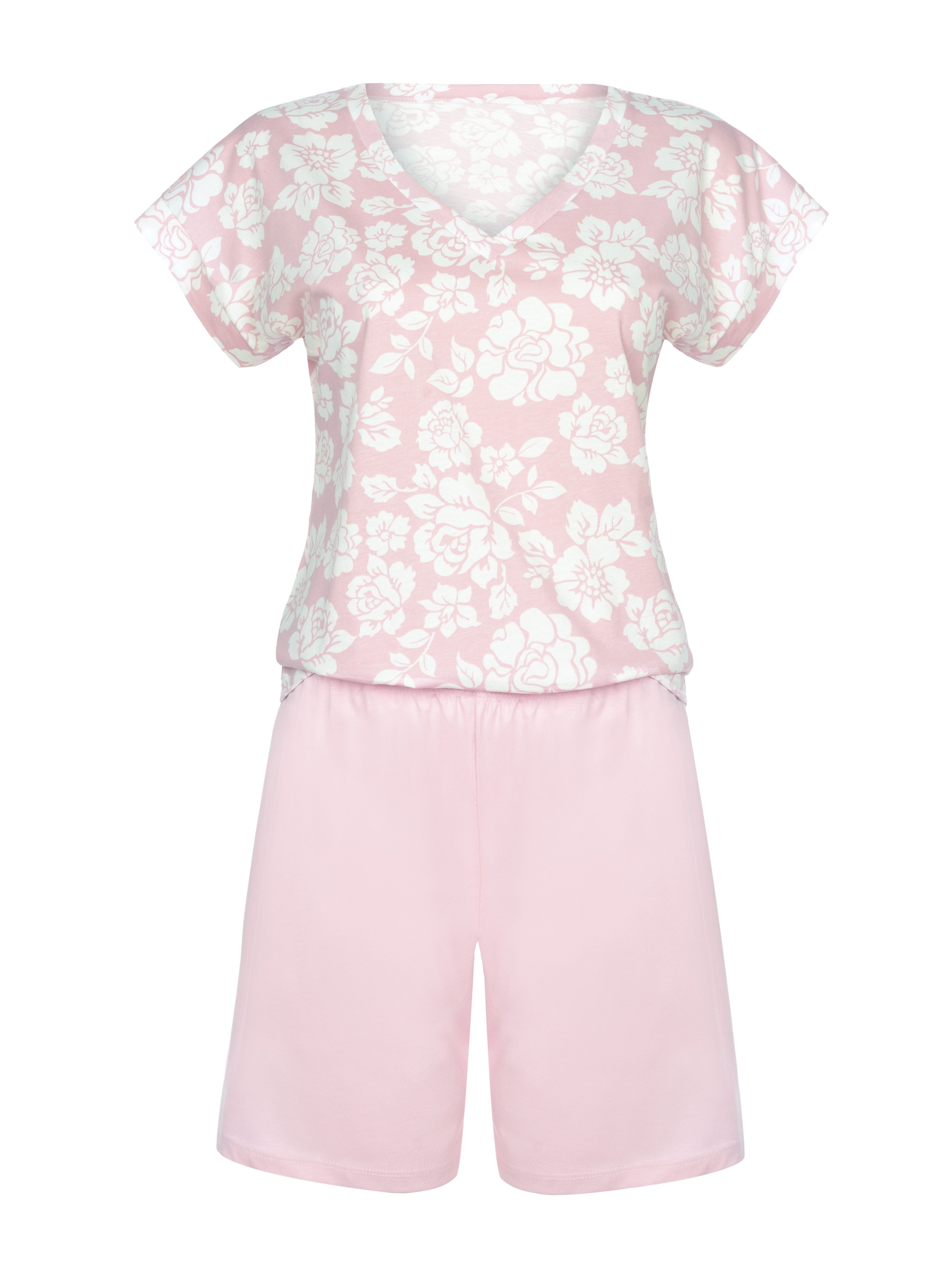 Donna Shorty Bermuda-Schlafanzug (2 tlg) Shorts günstig online kaufen
