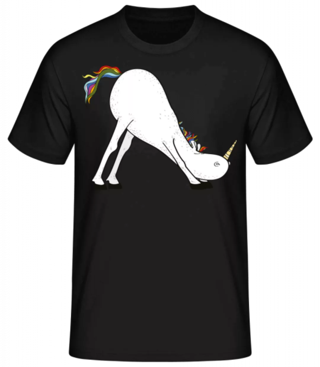 Yoga Einhorn Herabschauende Hund · Männer Basic T-Shirt günstig online kaufen