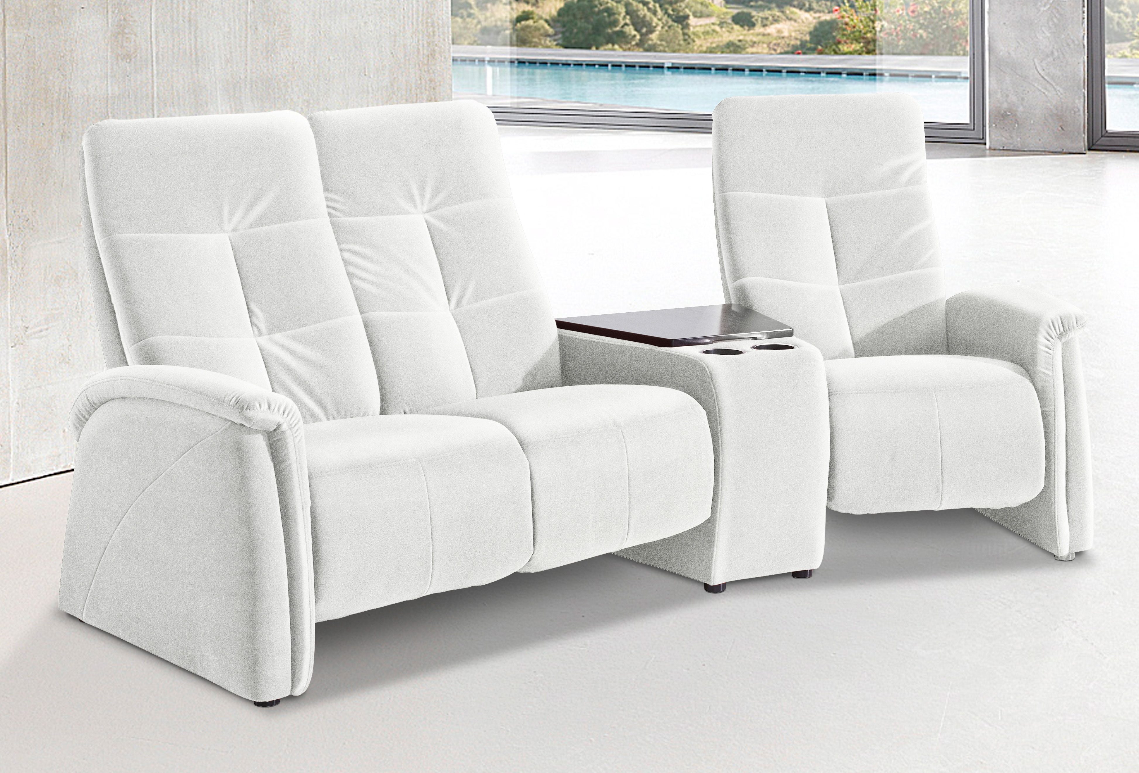 exxpo - sofa fashion 3-Sitzer »Tivoli, Kinosofa mit Tischablage & Stauraumf günstig online kaufen