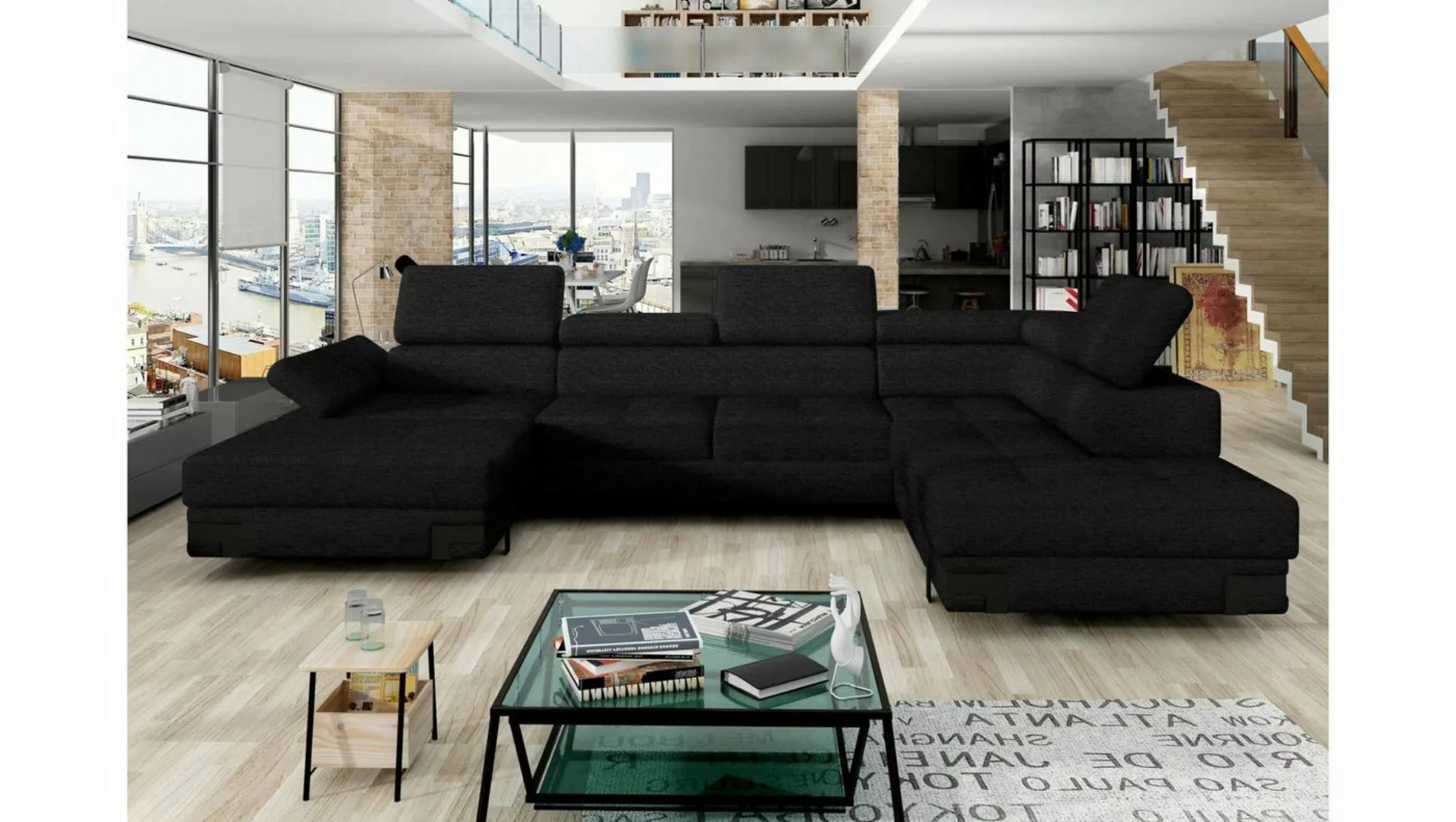 99rooms Wohnlandschaft Rio XL, Sofa, U-Form, Design günstig online kaufen