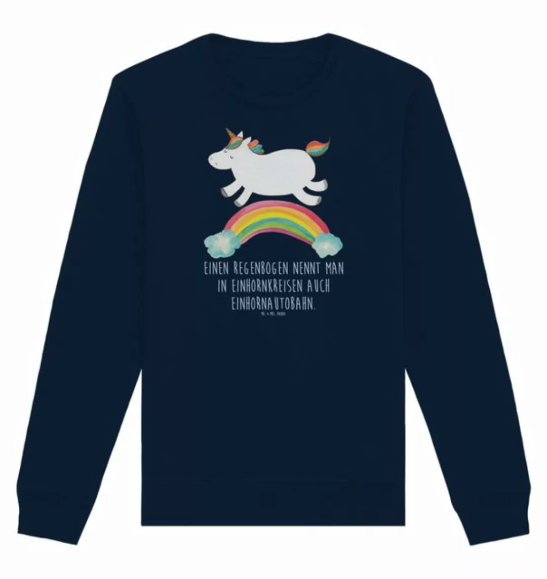 Mr. & Mrs. Panda Longpullover Einhorn Regenbogen Größe L - French Navy - Ge günstig online kaufen