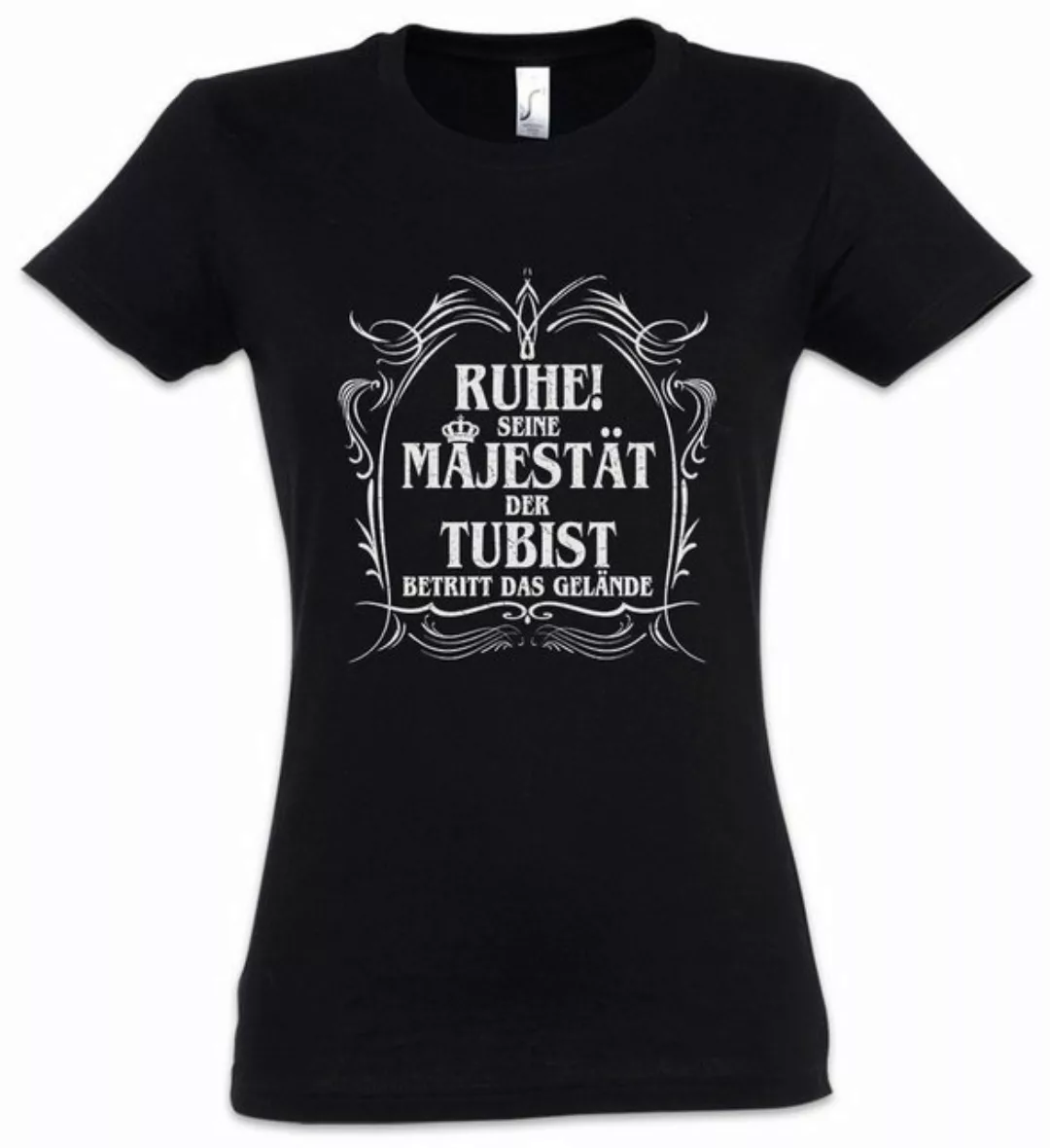 Urban Backwoods Print-Shirt Seine Majestät Der Tubist Damen T-Shirt Tuba Kl günstig online kaufen