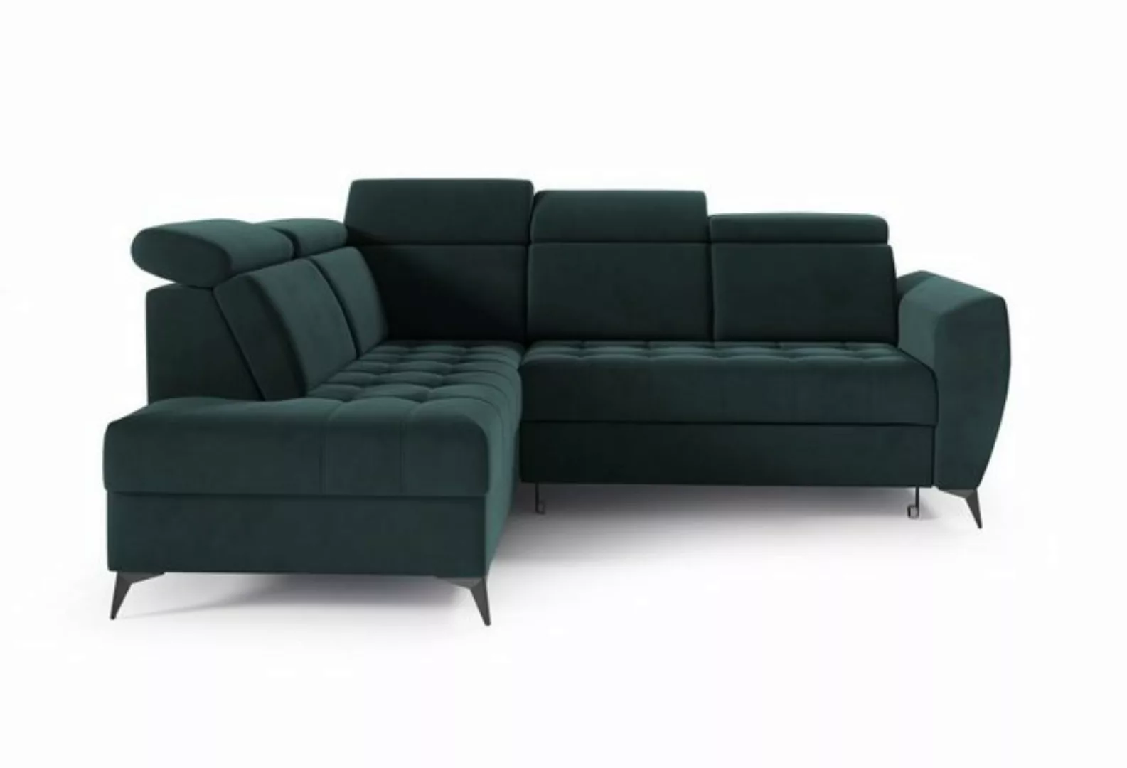 MOEBLO Ecksofa IDAHO II, Couch für Wohnzimmer, Schlafsofa Sofagarnitur Sofa günstig online kaufen
