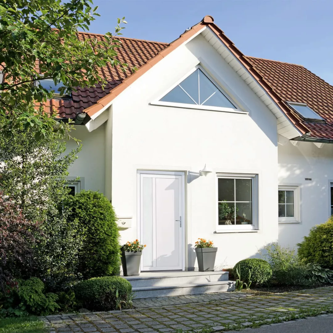 Vidaxl Haustür Weiß 108x208 Cm Pvc günstig online kaufen