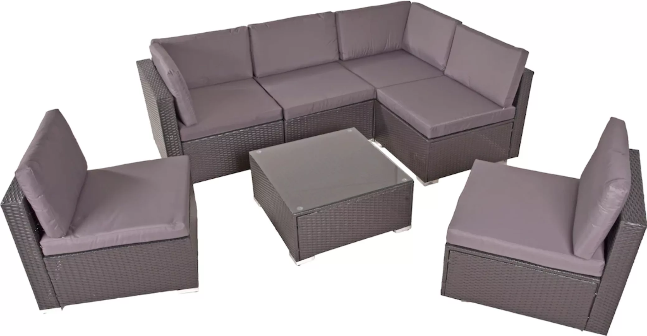 Garden Pleasure Gartenlounge-Set "SANSIBAR", (7 tlg.) günstig online kaufen