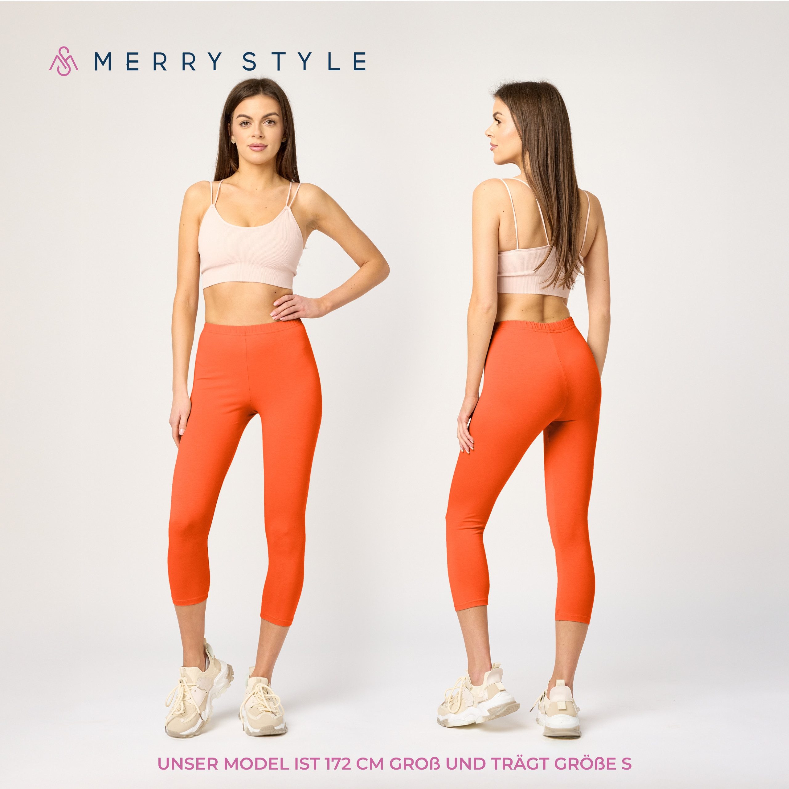 Merry Style Leggings Caprihose Damen 3/4 günstig online kaufen