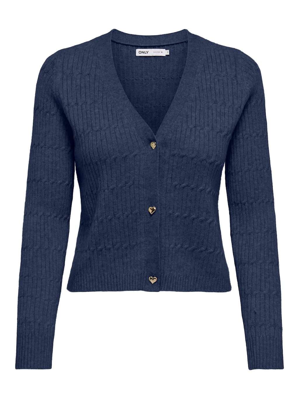 ONLY Strickjacke "ONLKATIA LS CABLE V-NECK CARDIGAN CC KNT" günstig online kaufen