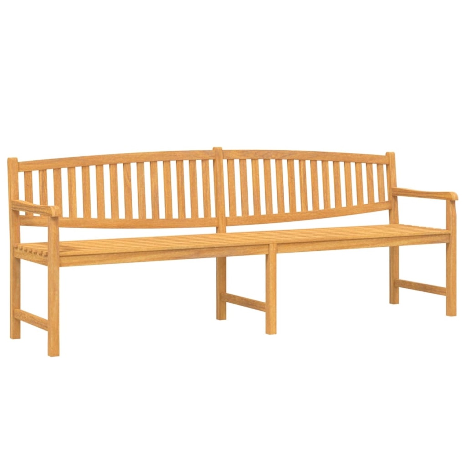 vidaXL Gartenbank 228x59,5x90 cm Massivholz Teak günstig online kaufen